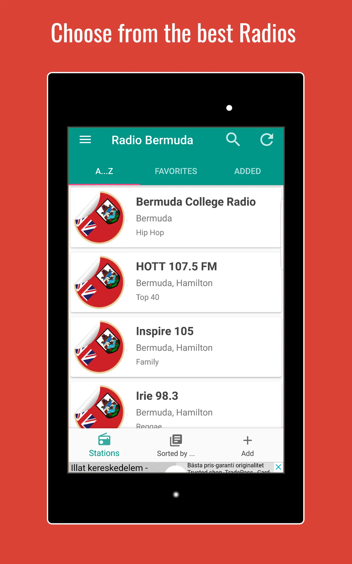 Bermuda Radio | Indus Appstore | Screenshot