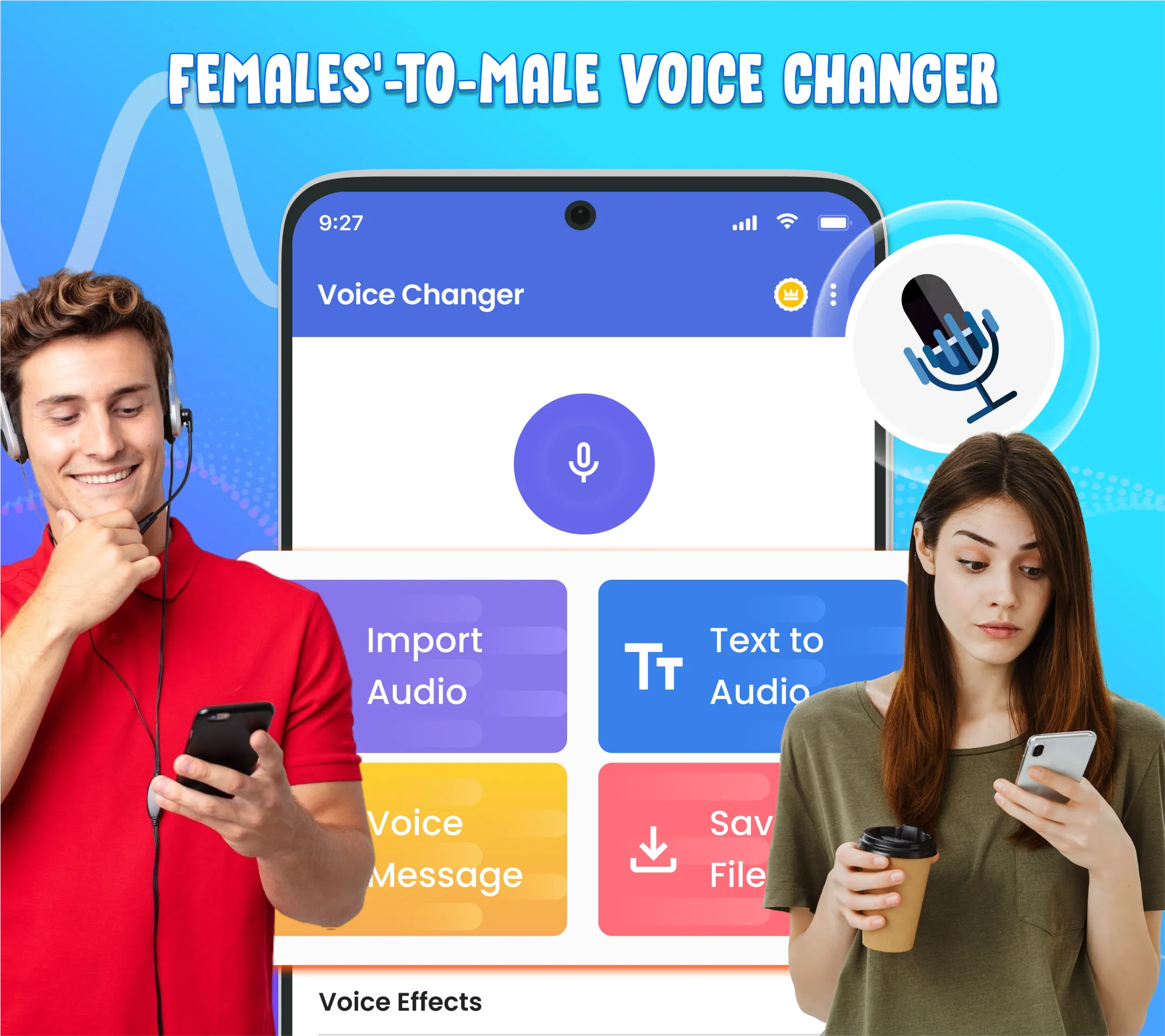 Voice Changer & Sound Effects | Indus Appstore | Screenshot