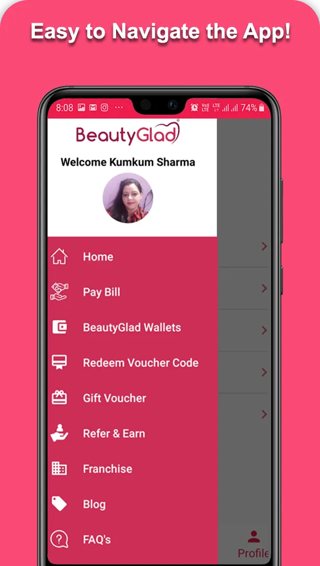 BeautyGlad - Salon at Home | Indus Appstore | Screenshot