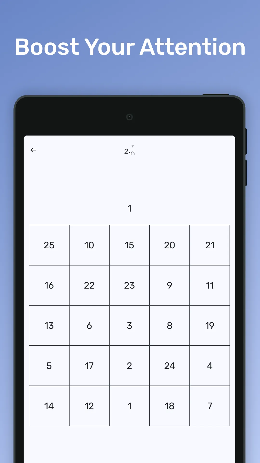 Schulte table | Indus Appstore | Screenshot