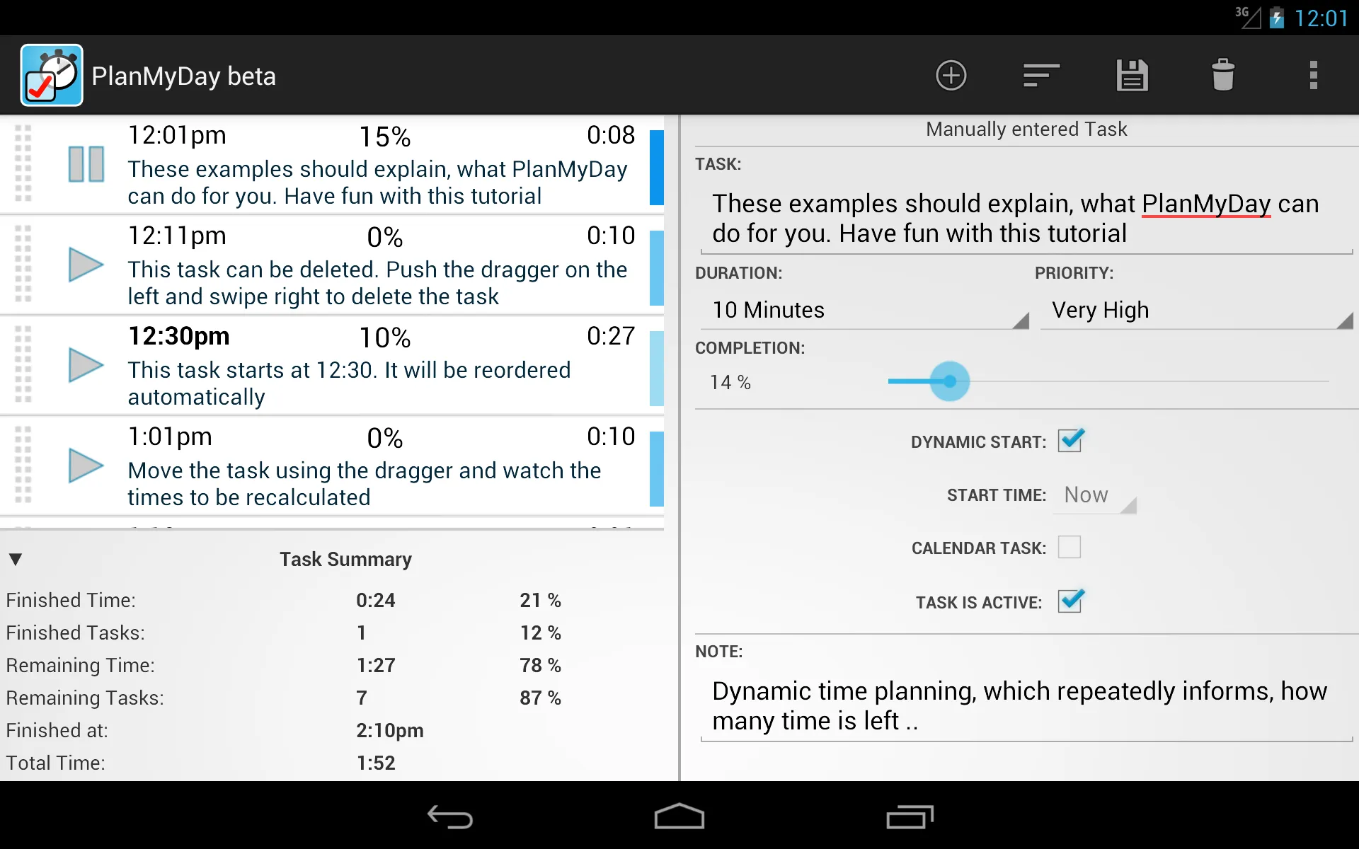 PlanMyDay | Indus Appstore | Screenshot