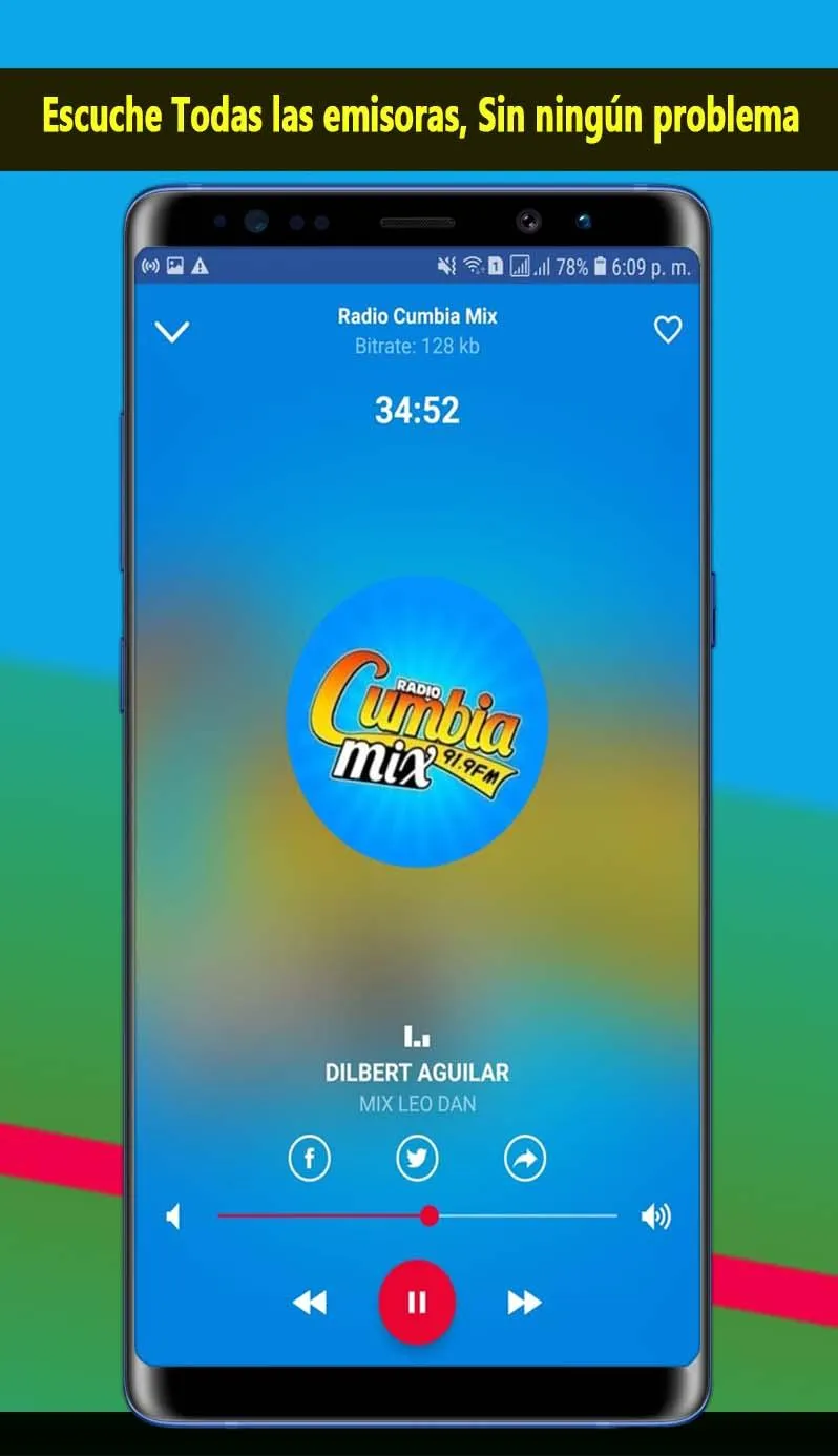 Musica Cumbias Mix | Indus Appstore | Screenshot