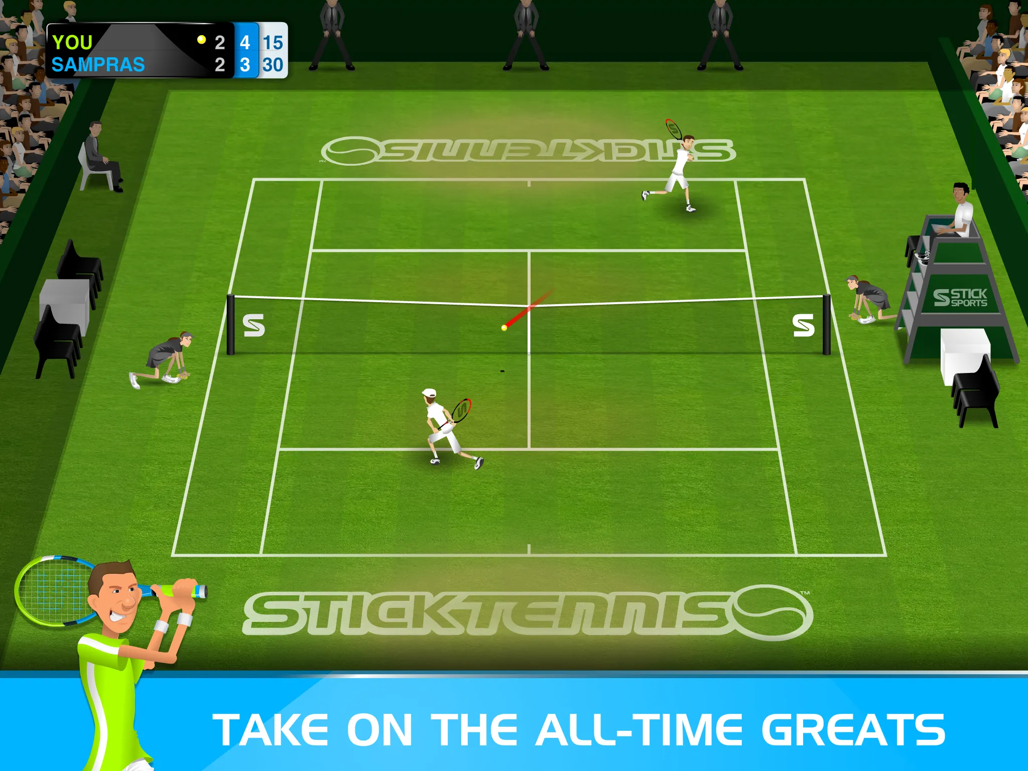 Stick Tennis | Indus Appstore | Screenshot