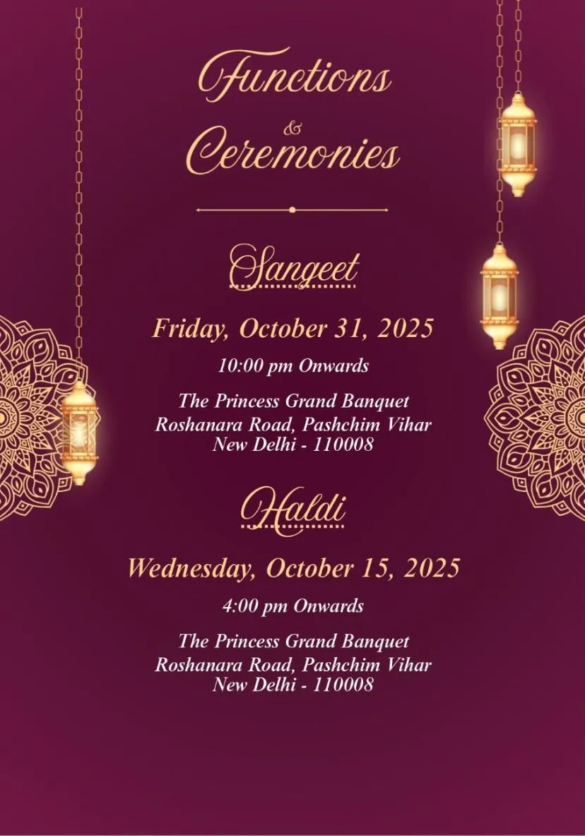 Hindu Wedding Invitation Maker | Indus Appstore | Screenshot