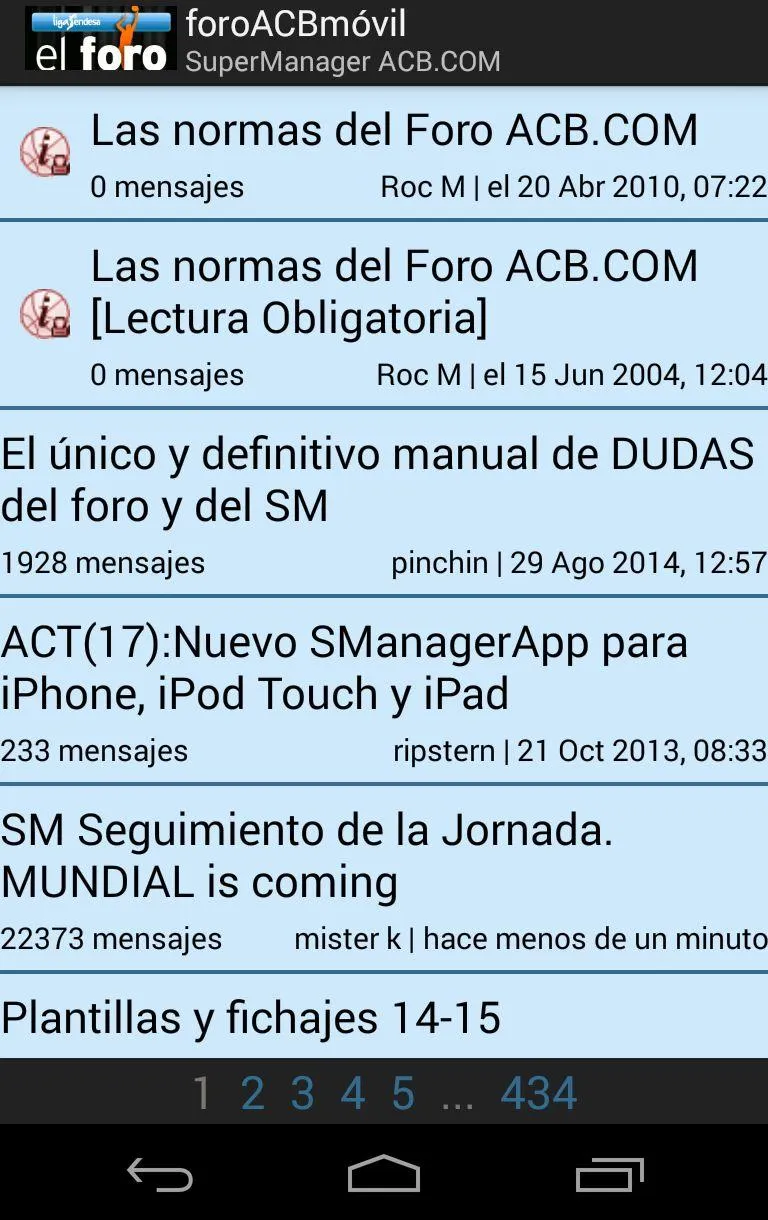 foroACB móvil | Indus Appstore | Screenshot