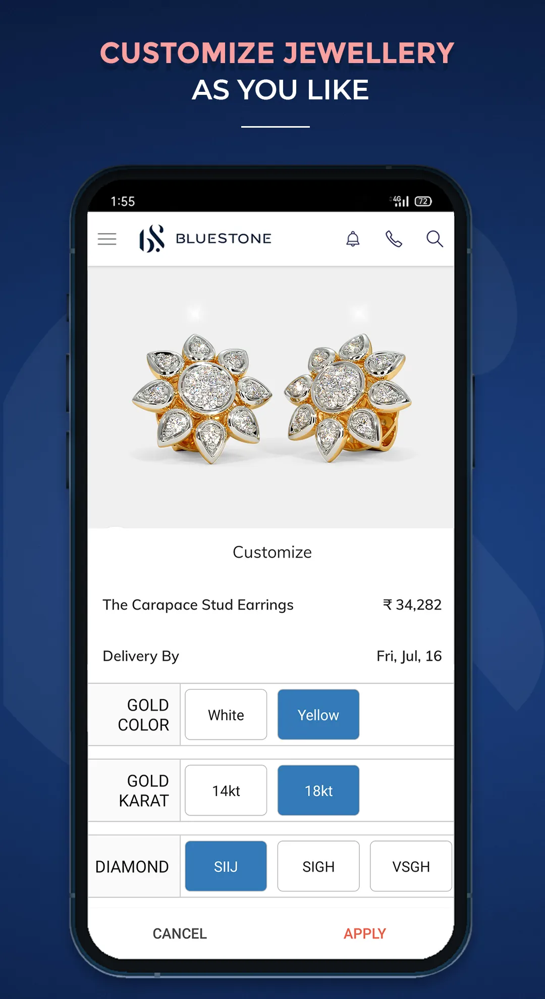BlueStone Jewellery Online | Indus Appstore | Screenshot