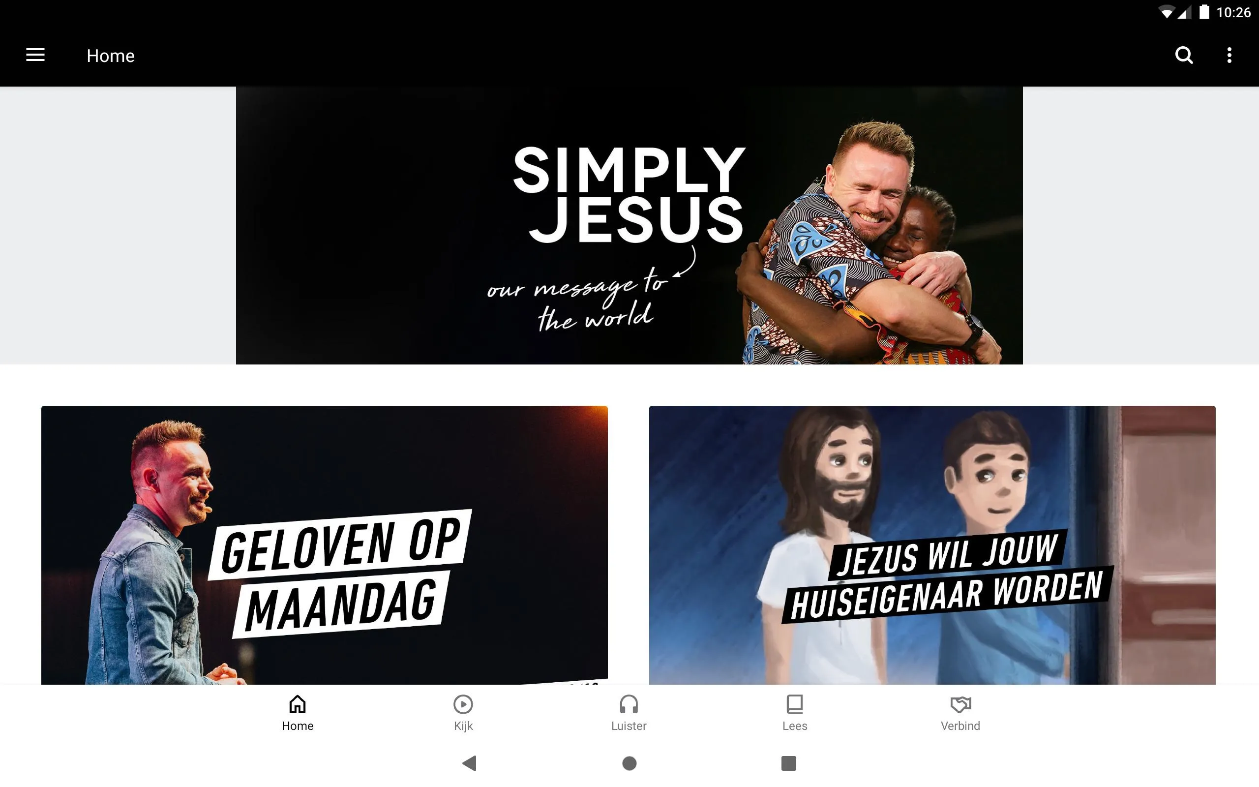 Simply Jesus | David de Vos | Indus Appstore | Screenshot