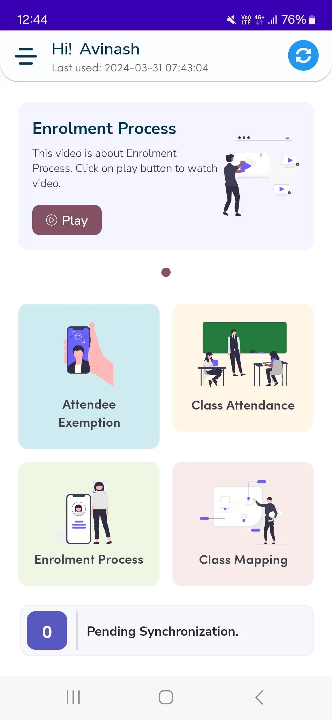 Jnana Bhumi Facial Attendance | Indus Appstore | Screenshot