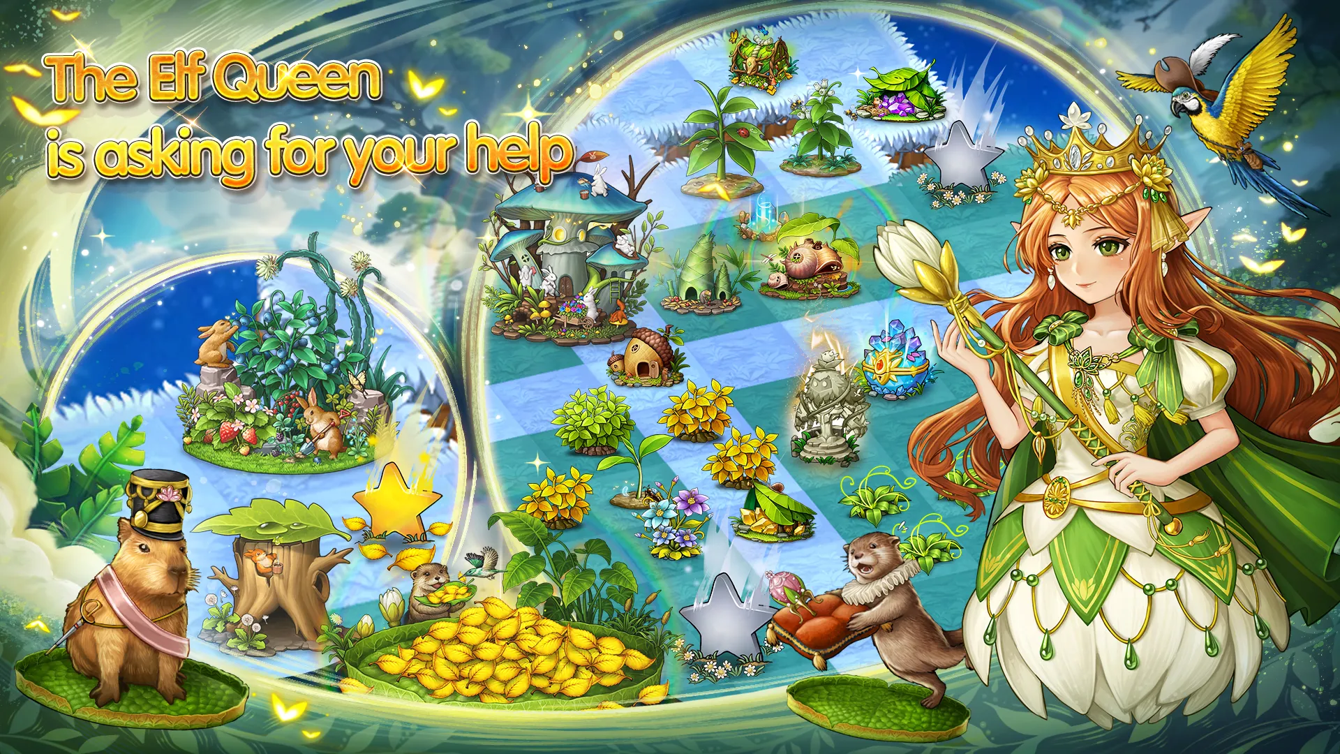 Dragon&Elfs - Five Merge World | Indus Appstore | Screenshot