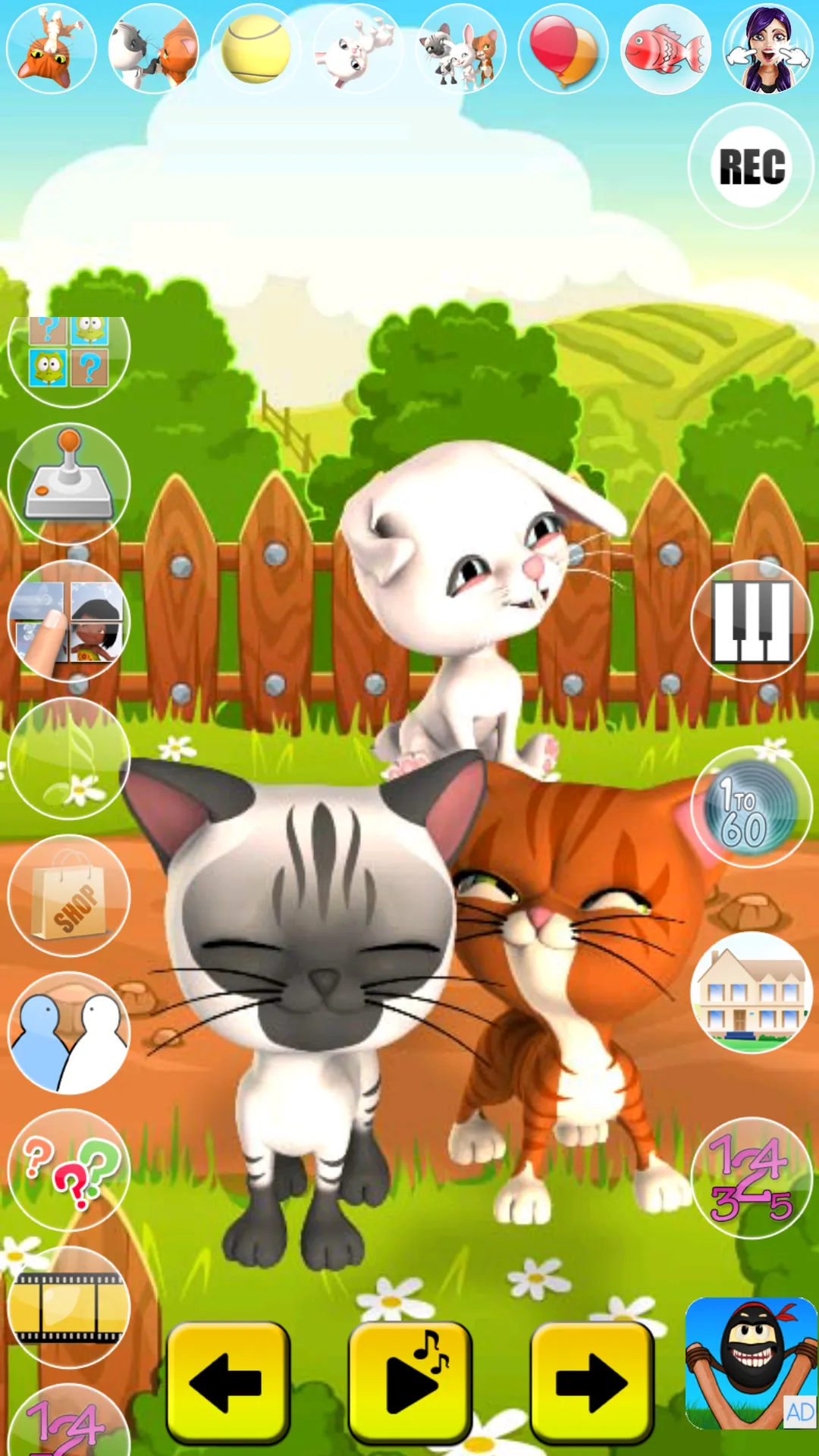 Talking Cat and Bunny | Indus Appstore | Screenshot