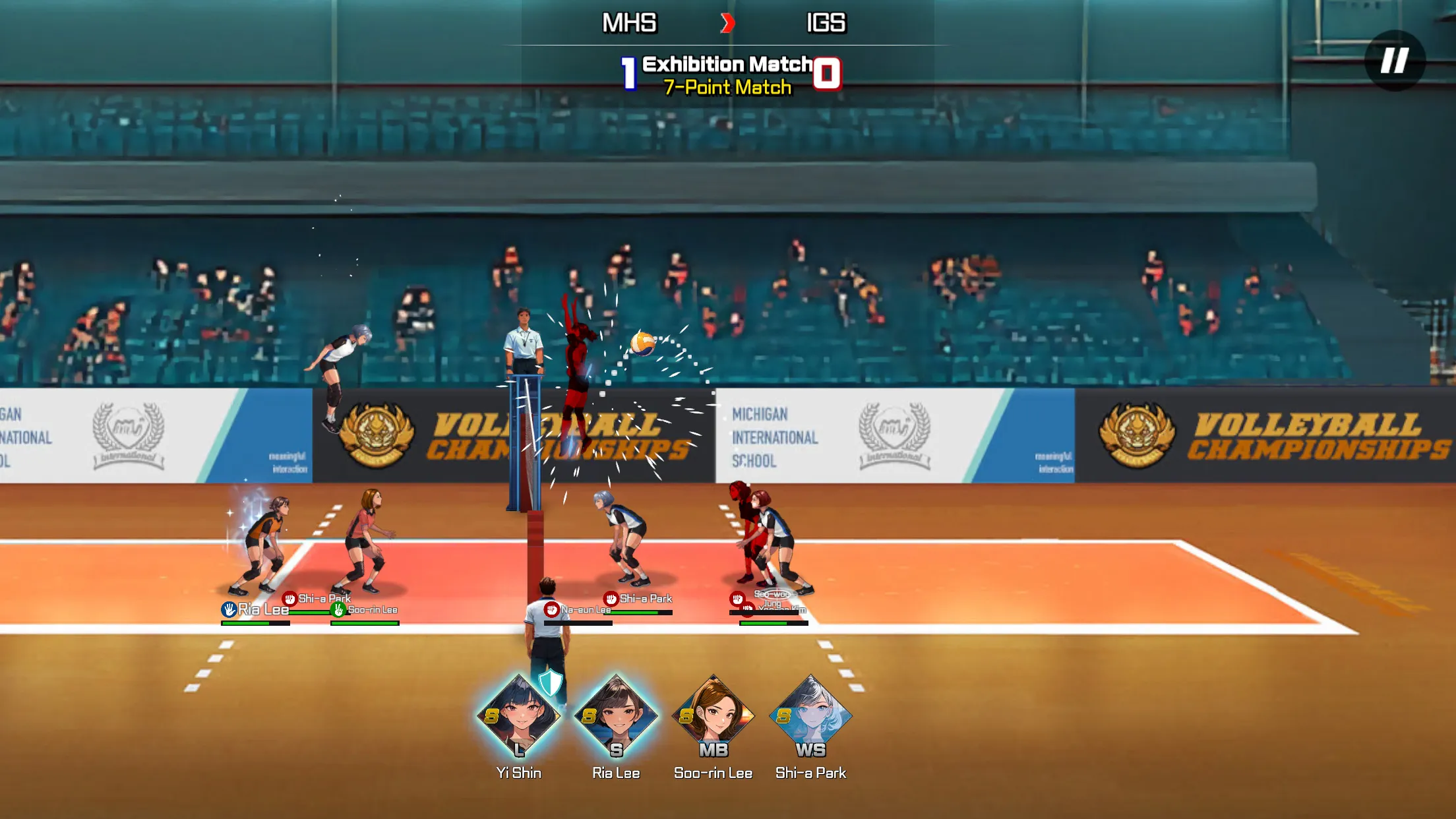 Volley Girls:High School Story | Indus Appstore | Screenshot