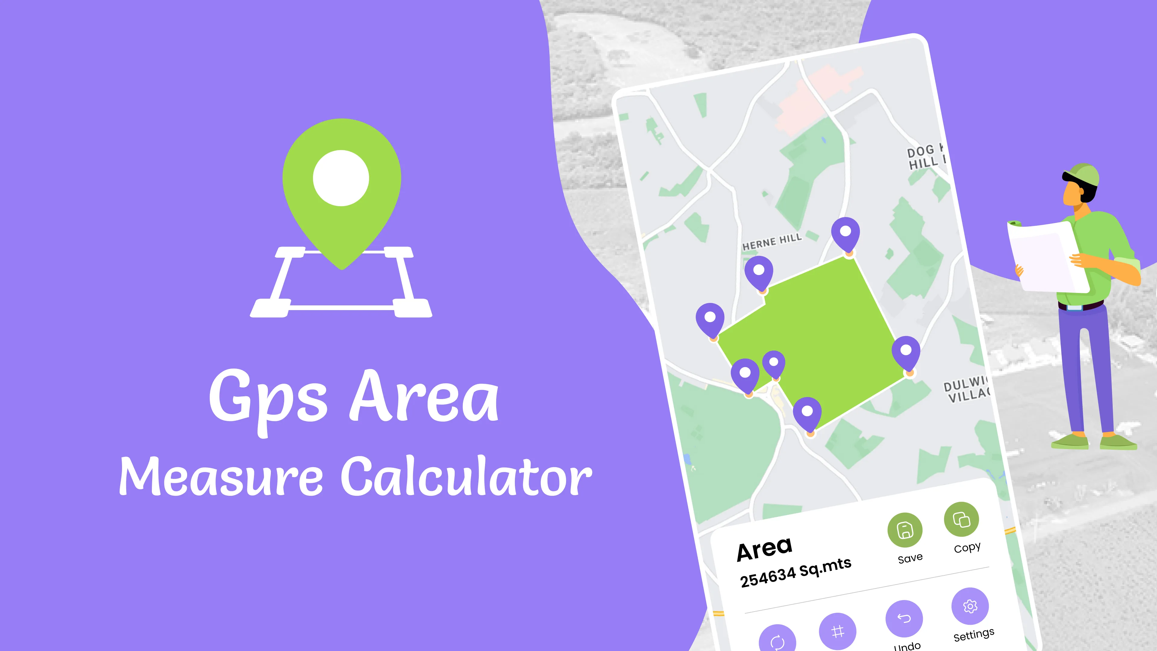 GPS Area Measure Calculator | Indus Appstore | Screenshot
