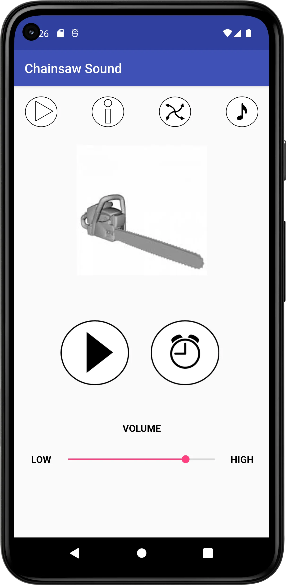 Chainsaw Sound | Indus Appstore | Screenshot