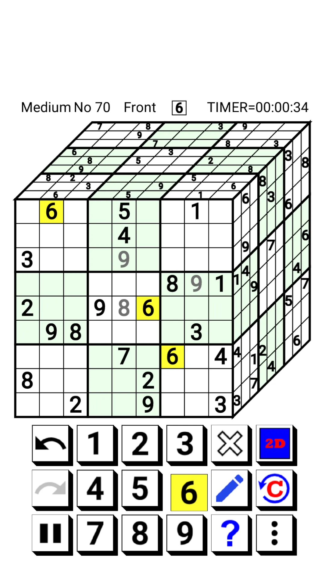 3D Number Place(3D Sudoku) | Indus Appstore | Screenshot