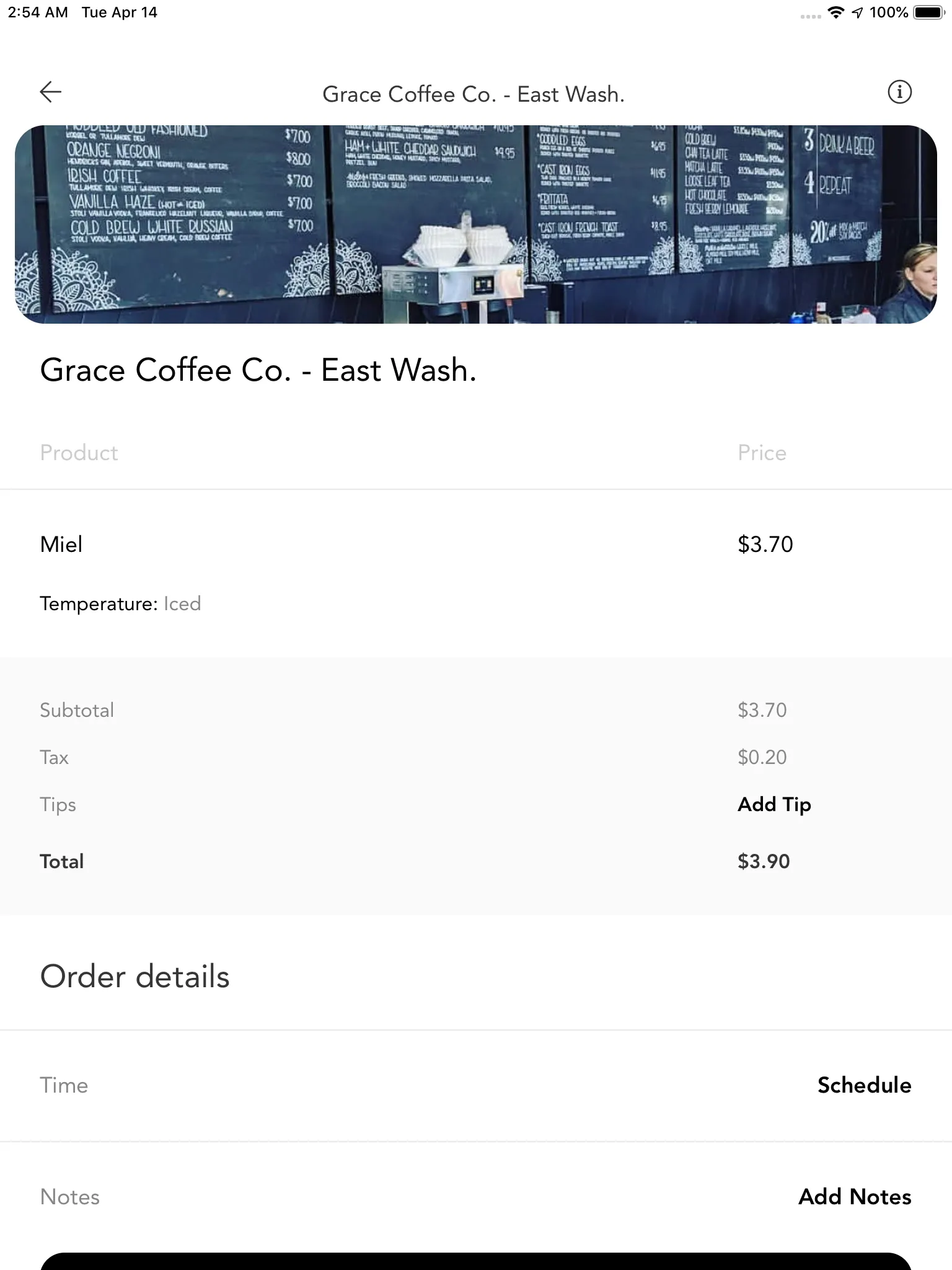 Grace Coffee Co. | Indus Appstore | Screenshot