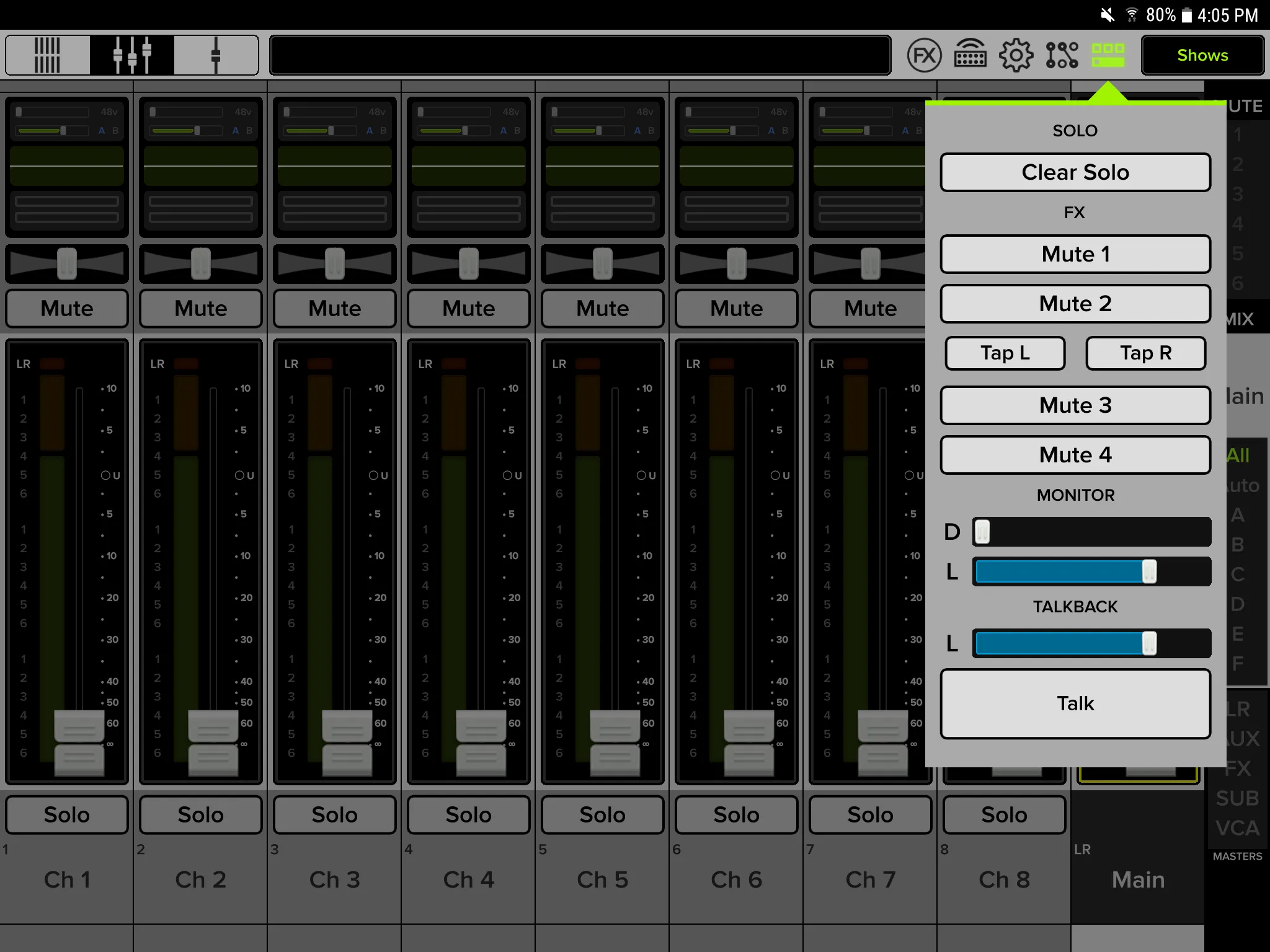 Mackie Master Fader 5 | Indus Appstore | Screenshot