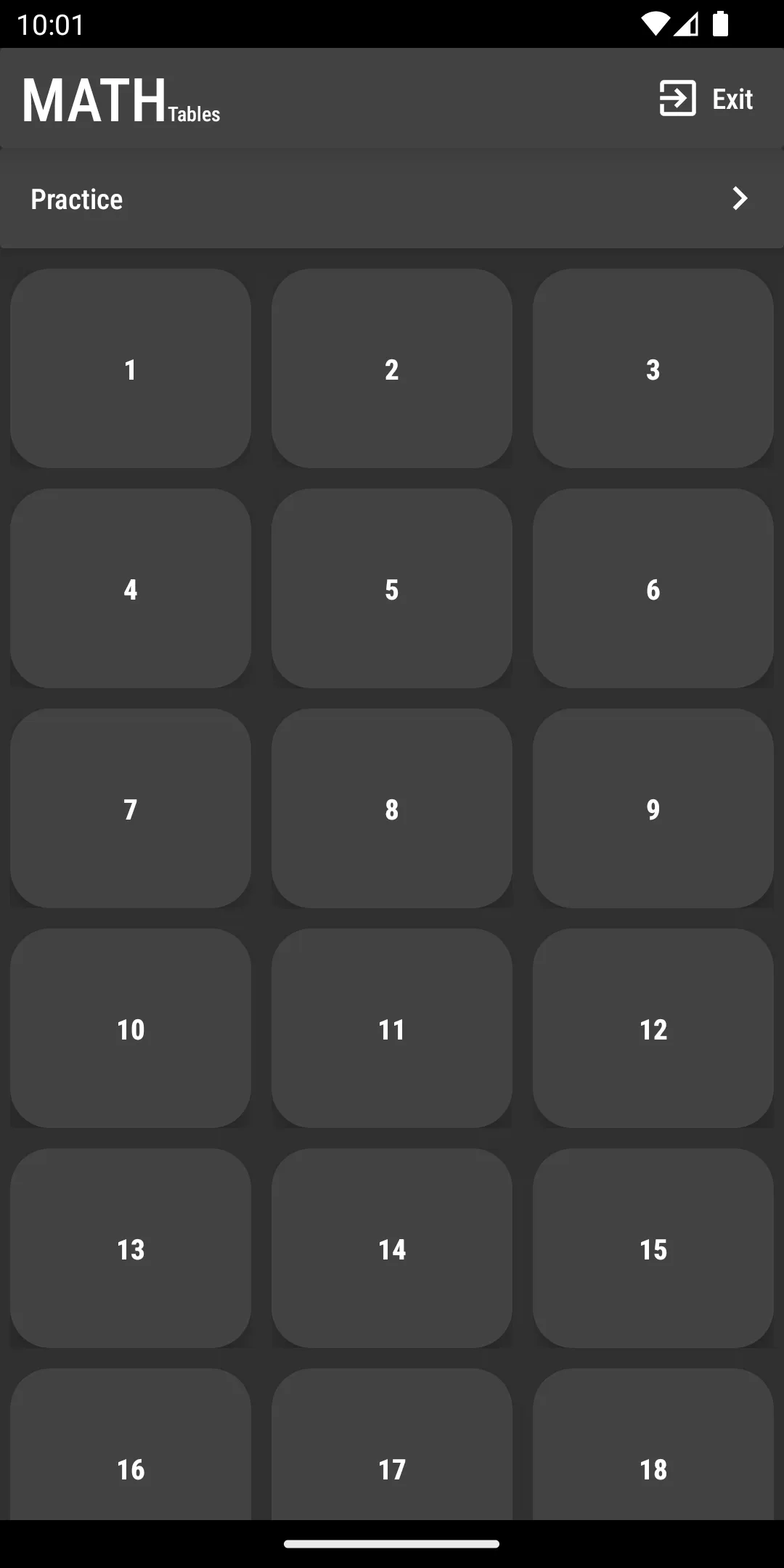 MathTables | Indus Appstore | Screenshot