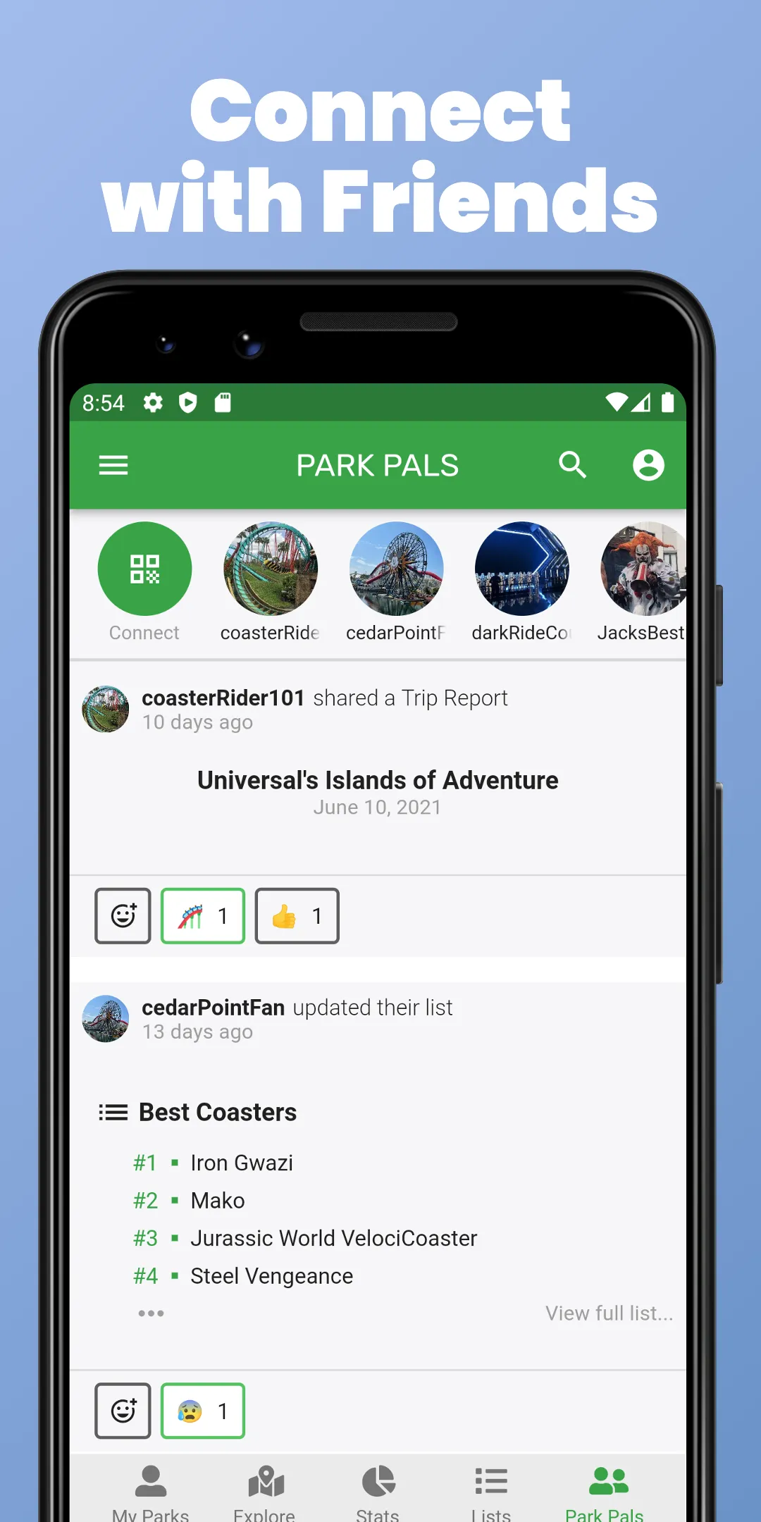 LogRide - Theme Park Database | Indus Appstore | Screenshot