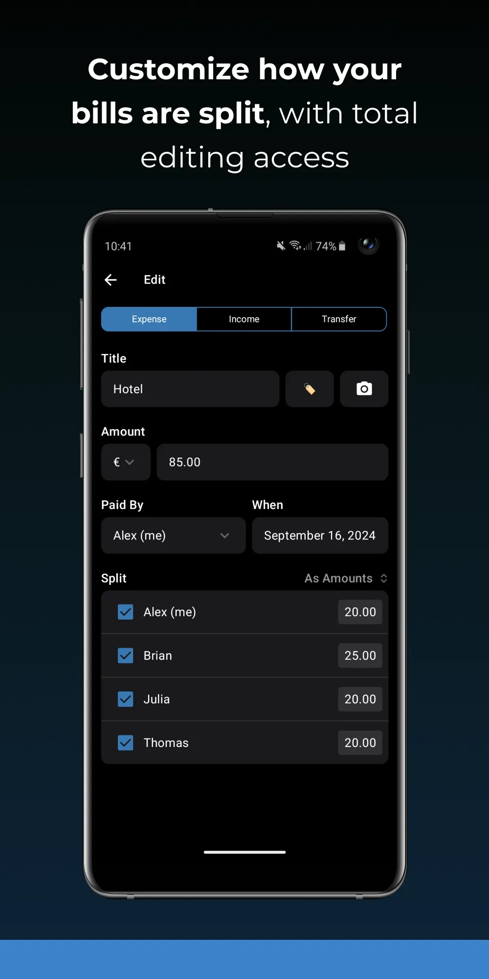 Tricount - Split group bills | Indus Appstore | Screenshot