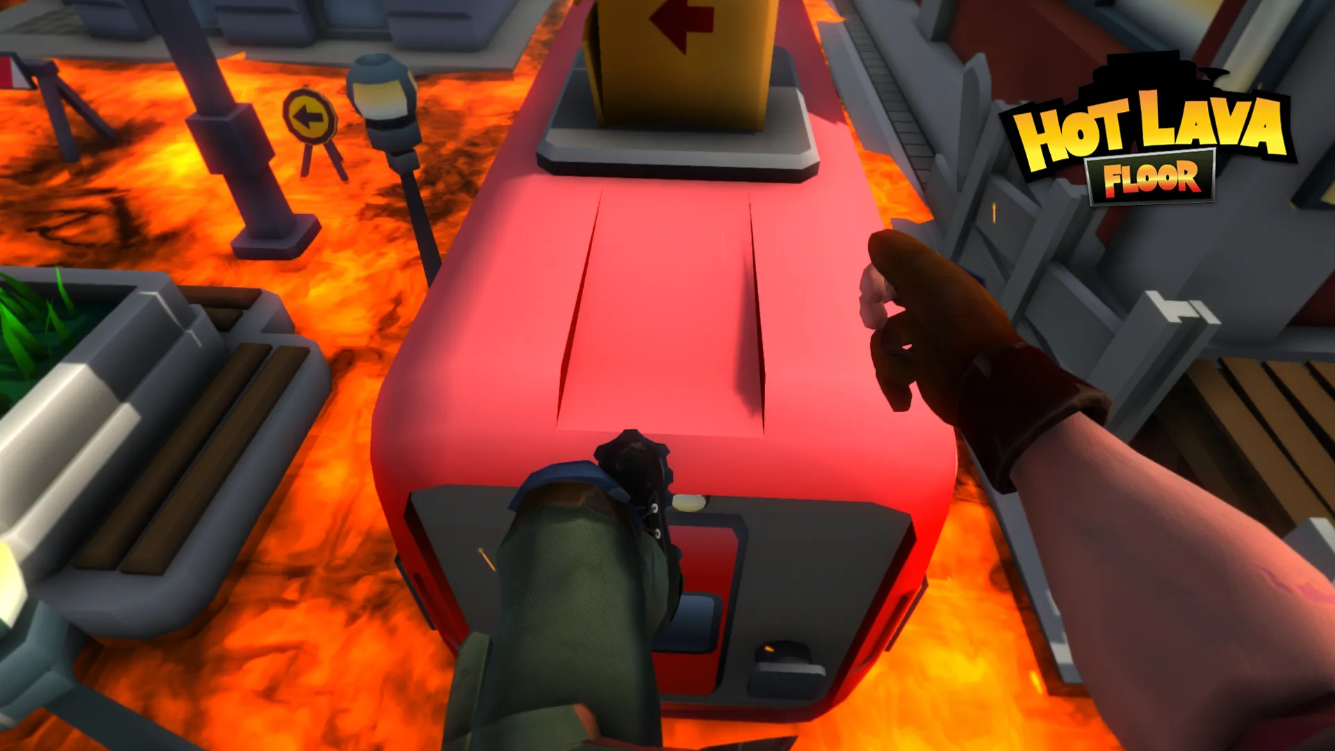 Hot Lava Floor: Parkour Run | Indus Appstore | Screenshot