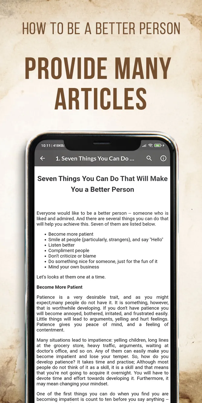 How To Be A Better Person | Indus Appstore | Screenshot