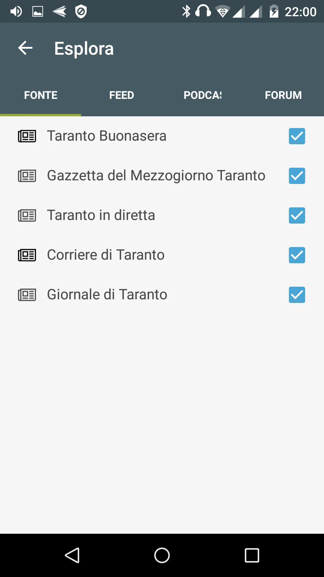 Taranto notizie locali | Indus Appstore | Screenshot