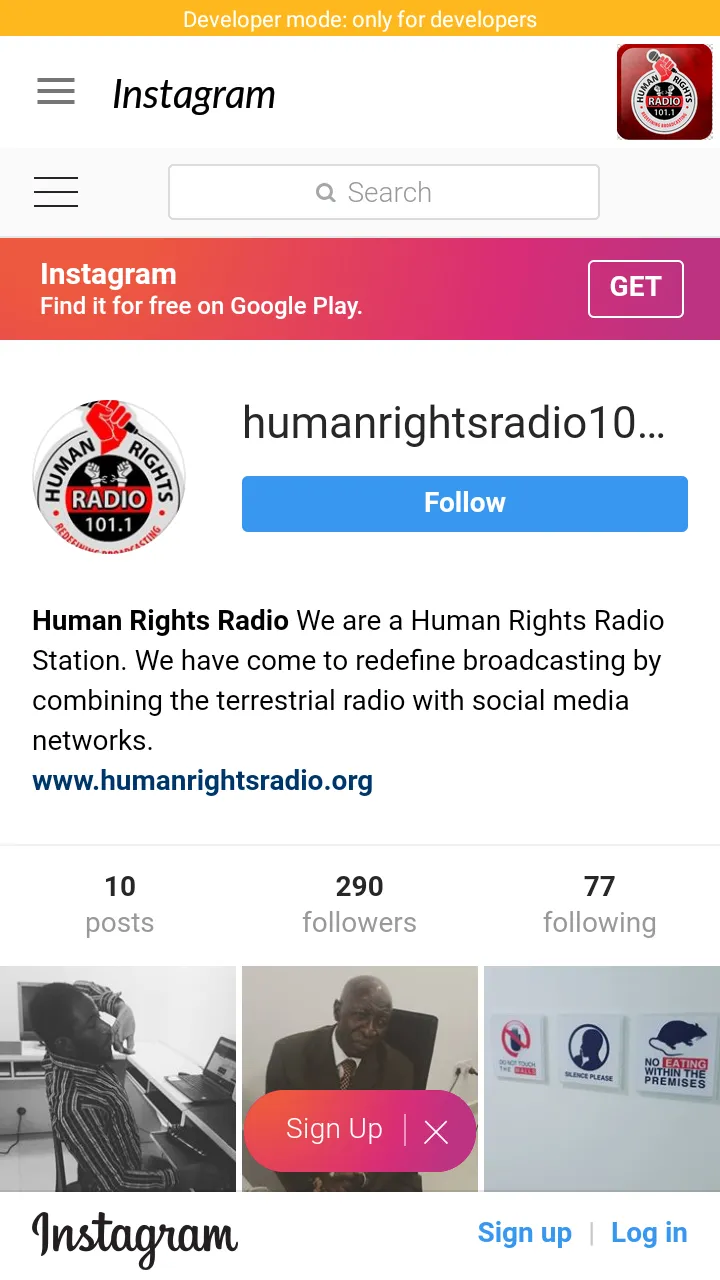 Human Rights Radio | Indus Appstore | Screenshot