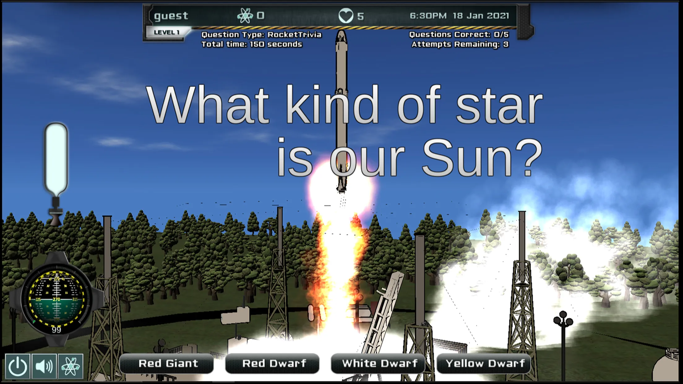 Intergalactic Rocket Trivia | Indus Appstore | Screenshot