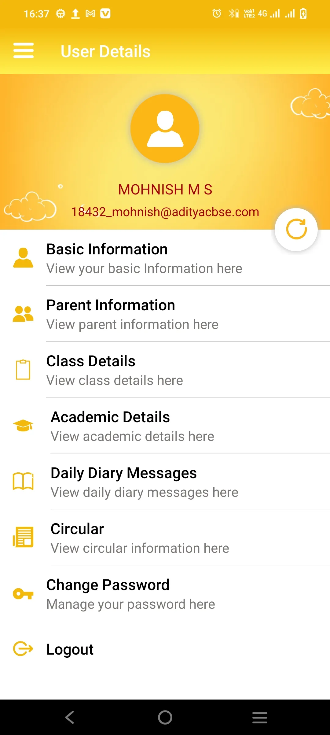 Aditya Vidyashram | Indus Appstore | Screenshot