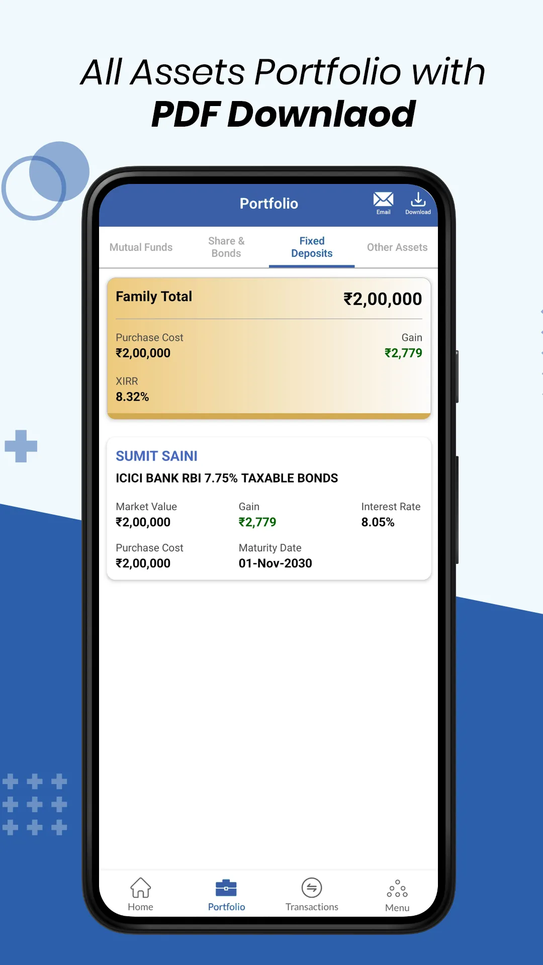 SymphoniaWealth | Indus Appstore | Screenshot