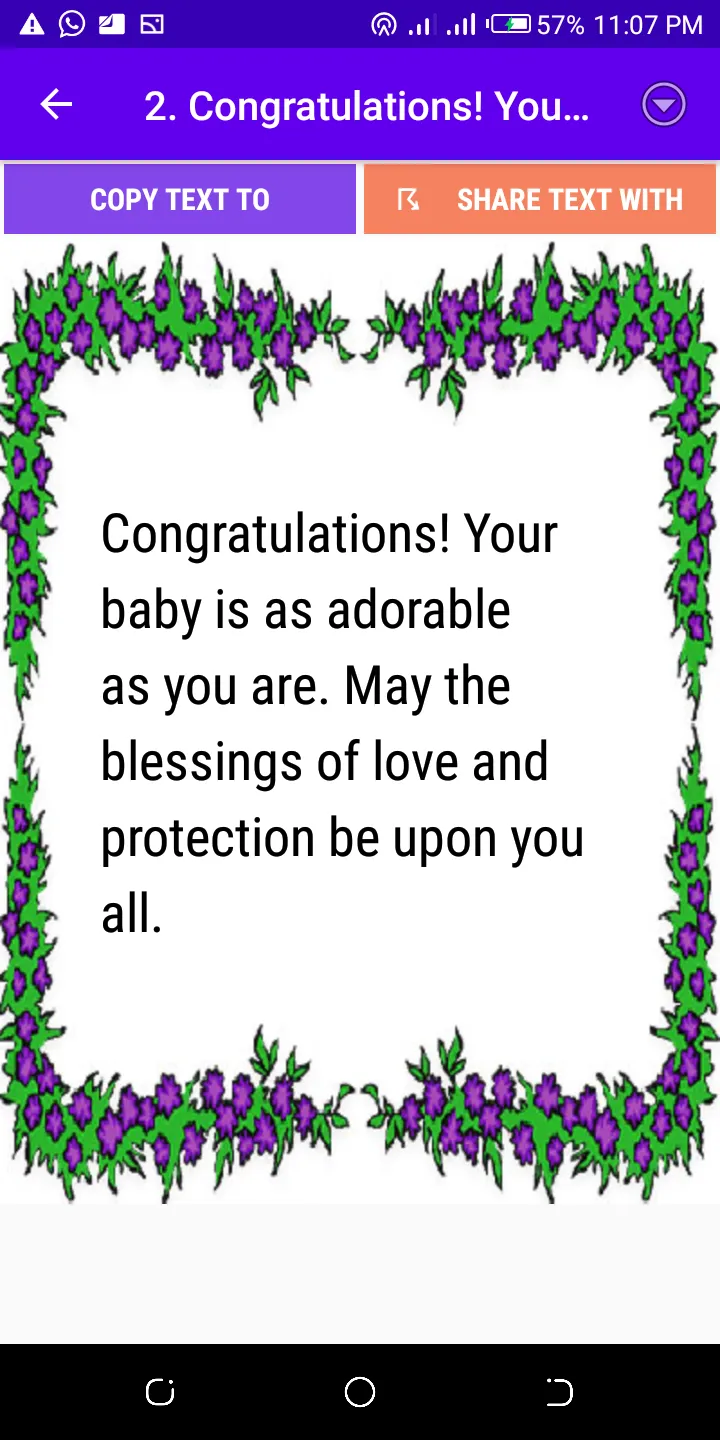 Baby Naming Ceremony Wishes | Indus Appstore | Screenshot