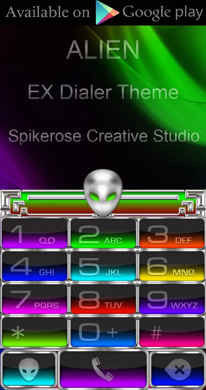 Alien L Go Locker theme | Indus Appstore | Screenshot