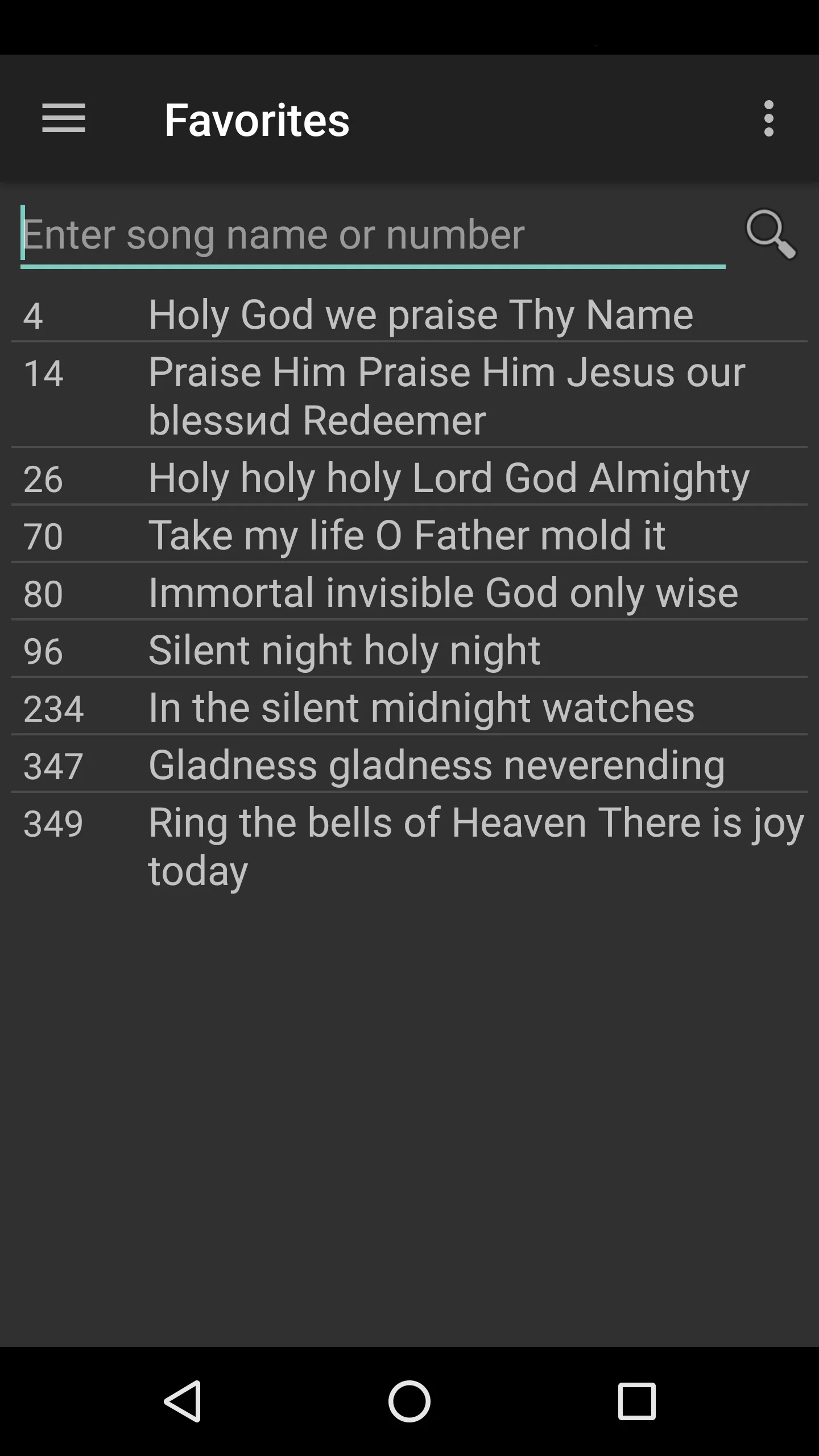 Christian English Hymns | Indus Appstore | Screenshot