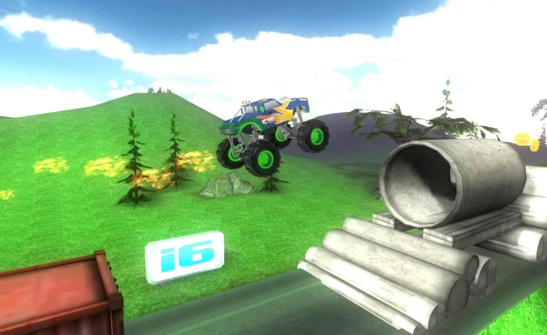 Big Monster Truck Racing 3D | Indus Appstore | Screenshot