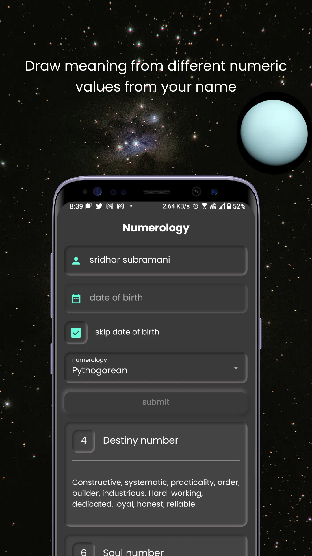 Numerology | Indus Appstore | Screenshot