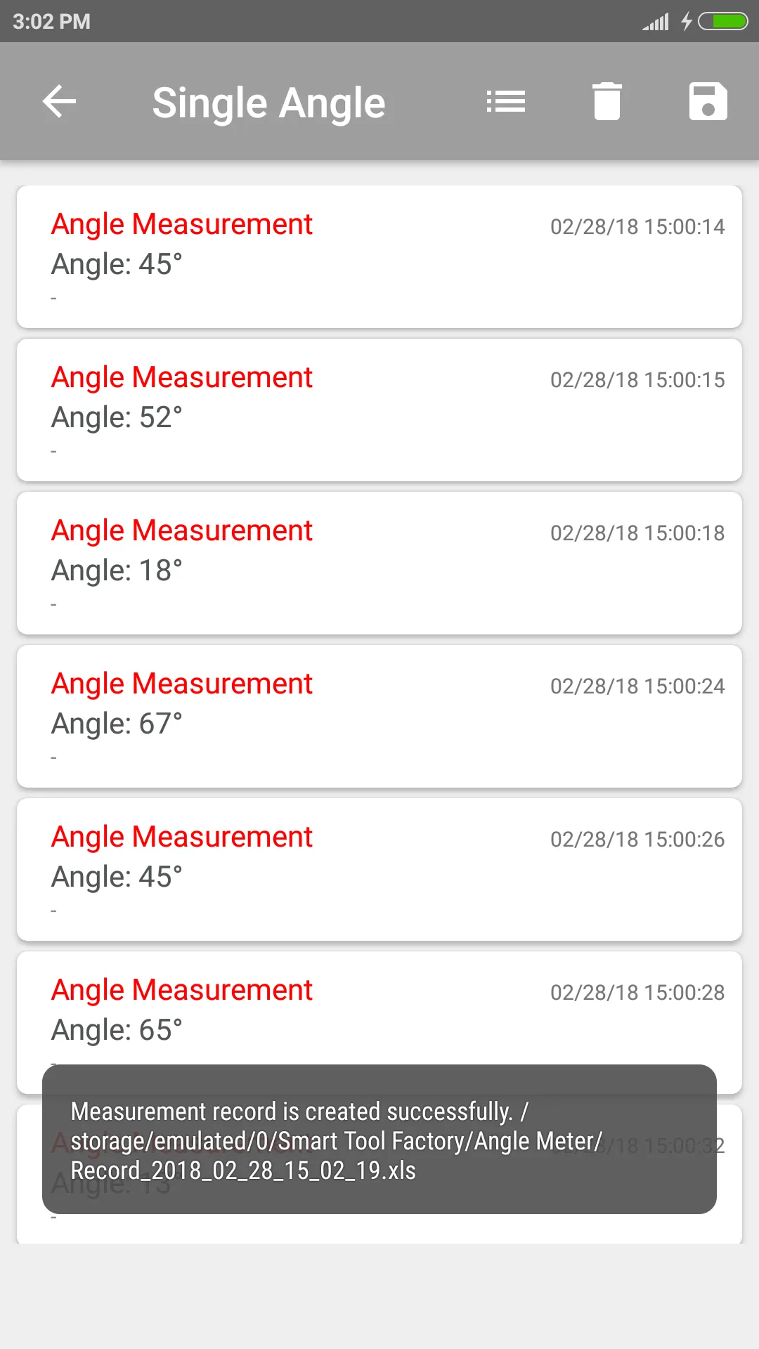 Angle Meter | Indus Appstore | Screenshot