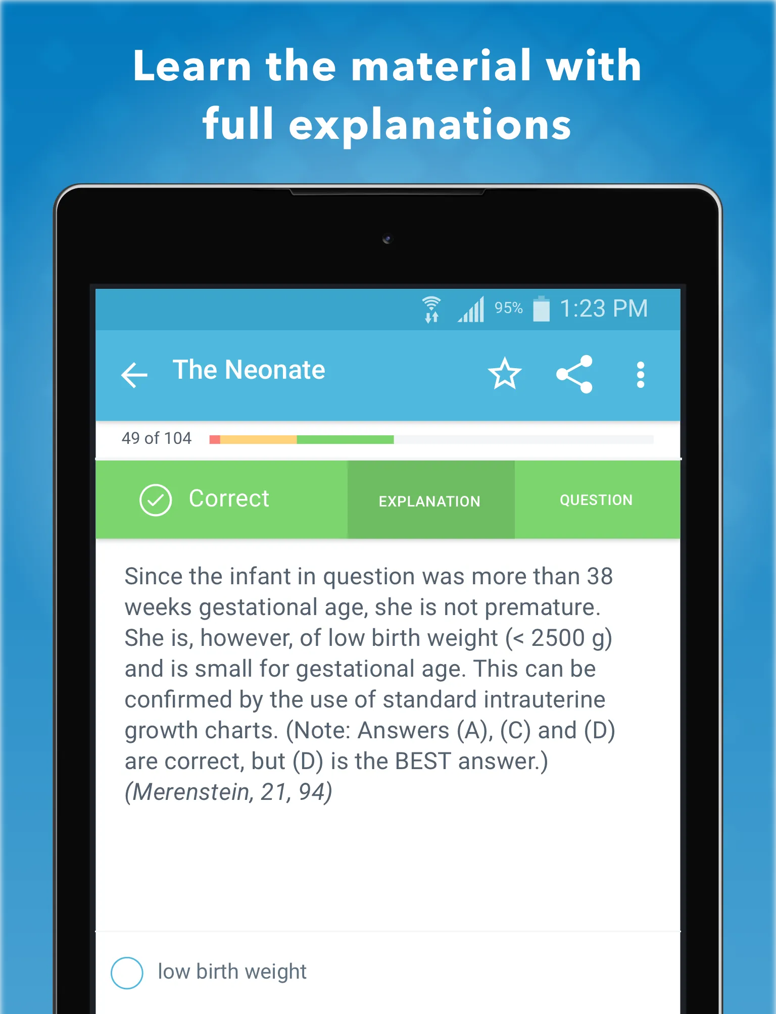 USMLE LANGE Q&A for Pediatrics | Indus Appstore | Screenshot