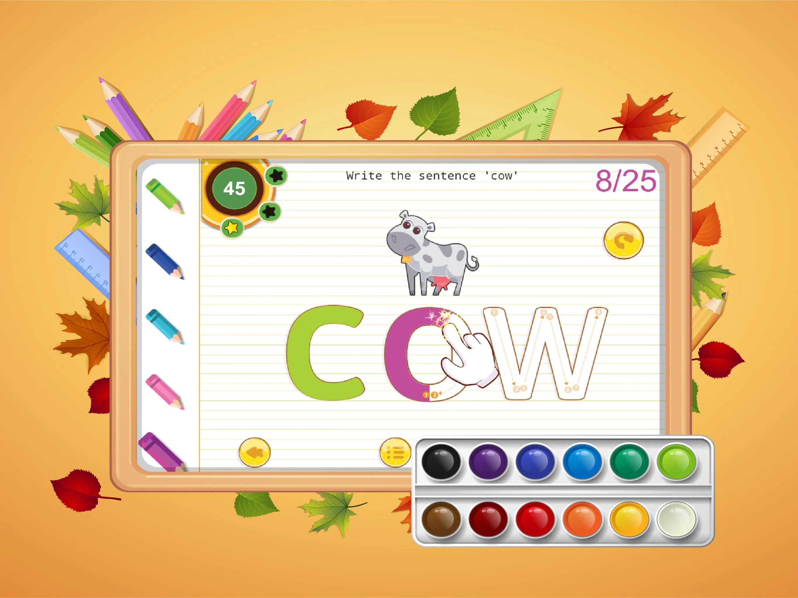 ABC kids writing alphabet | Indus Appstore | Screenshot