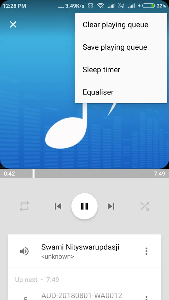 MP3 Player | Indus Appstore | Screenshot