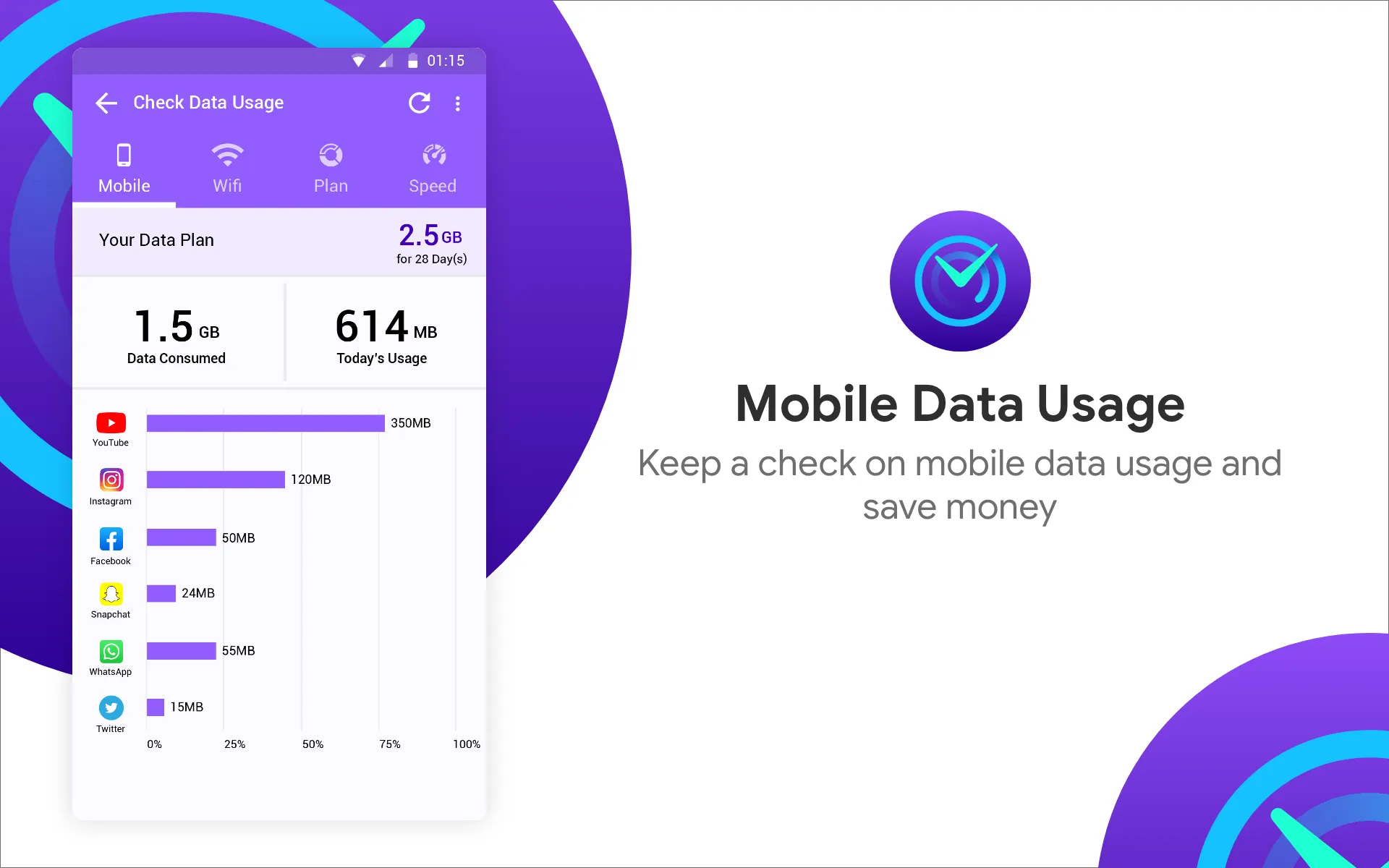 Check Internet Data Usage | Indus Appstore | Screenshot