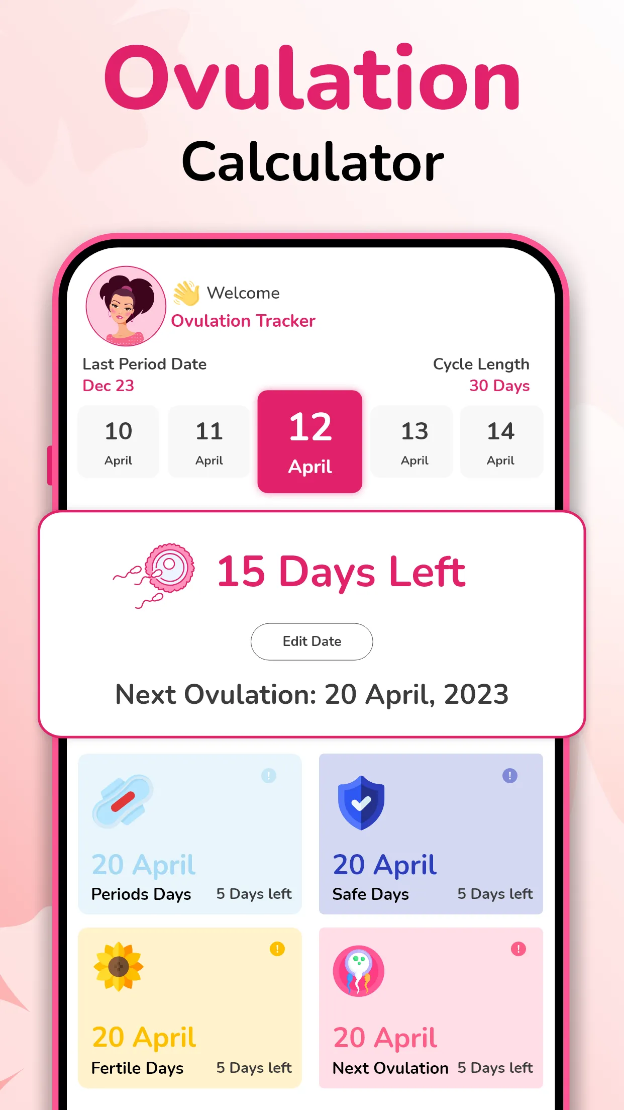 Ovulation Calculator & Tracker | Indus Appstore | Screenshot