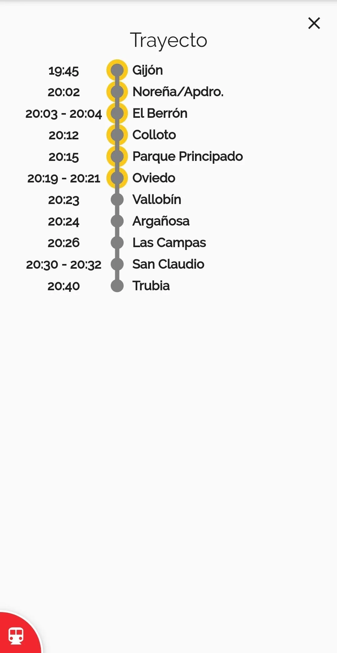 Horarios Tren, Cercanías, Feve | Indus Appstore | Screenshot