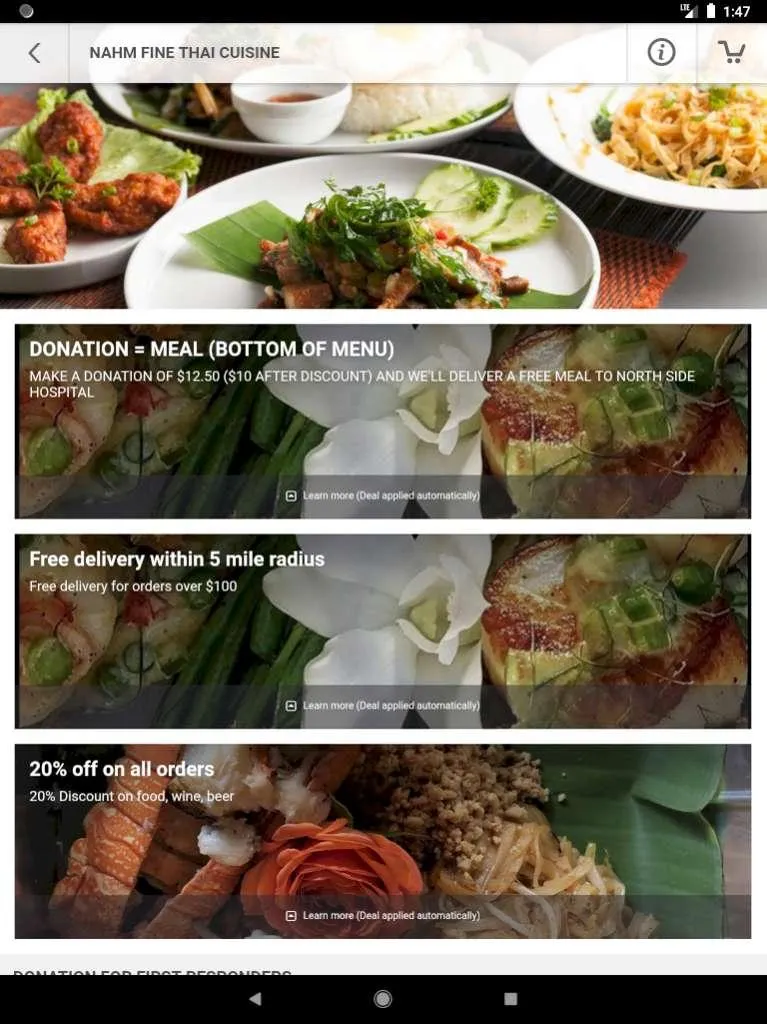 Nahm Fine Thai Cuisine | Indus Appstore | Screenshot