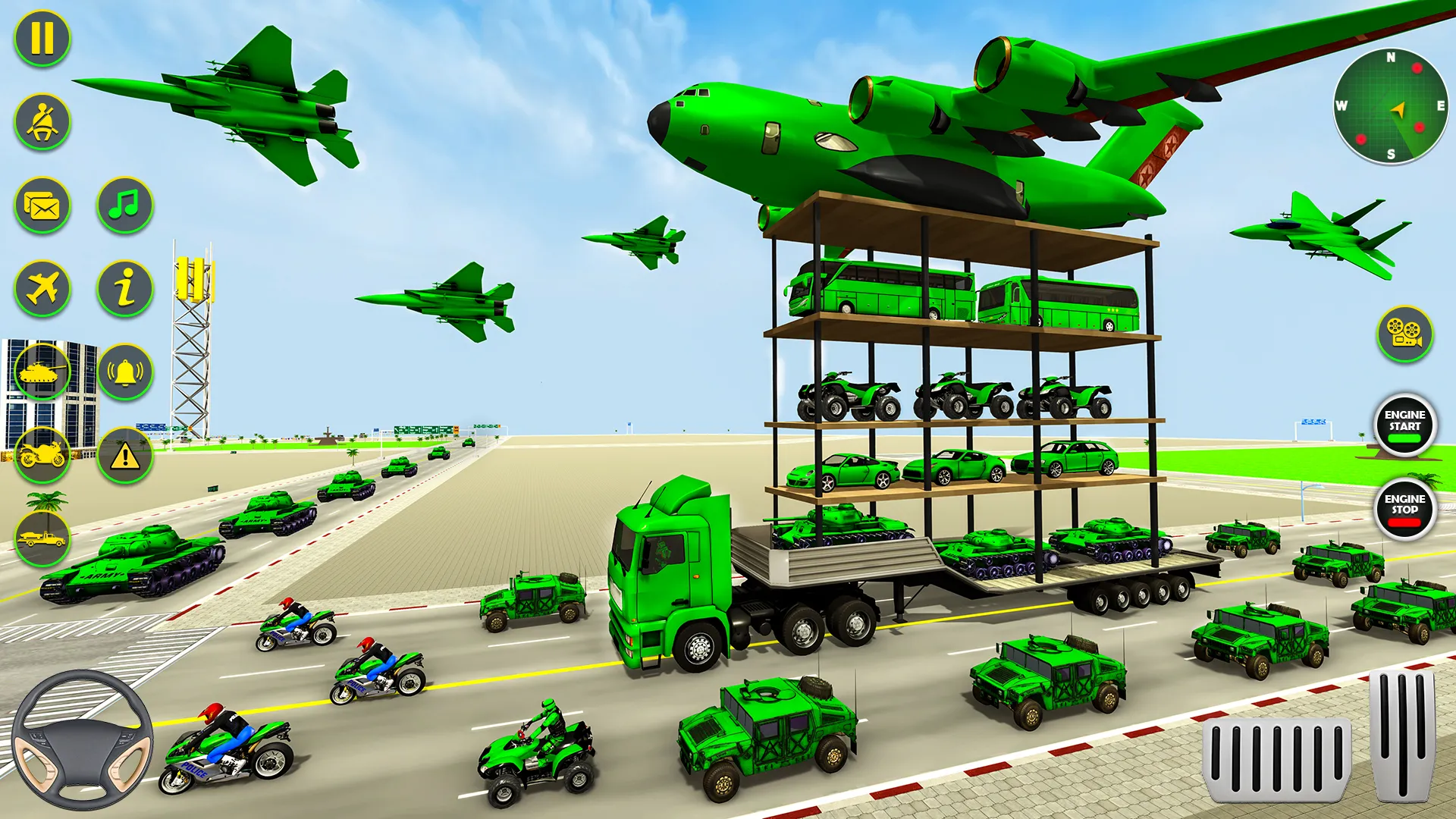 Army Vehicle Truck Transport | Indus Appstore | Screenshot