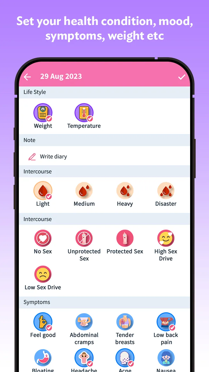 MyPeriod : Period Tracker | Indus Appstore | Screenshot