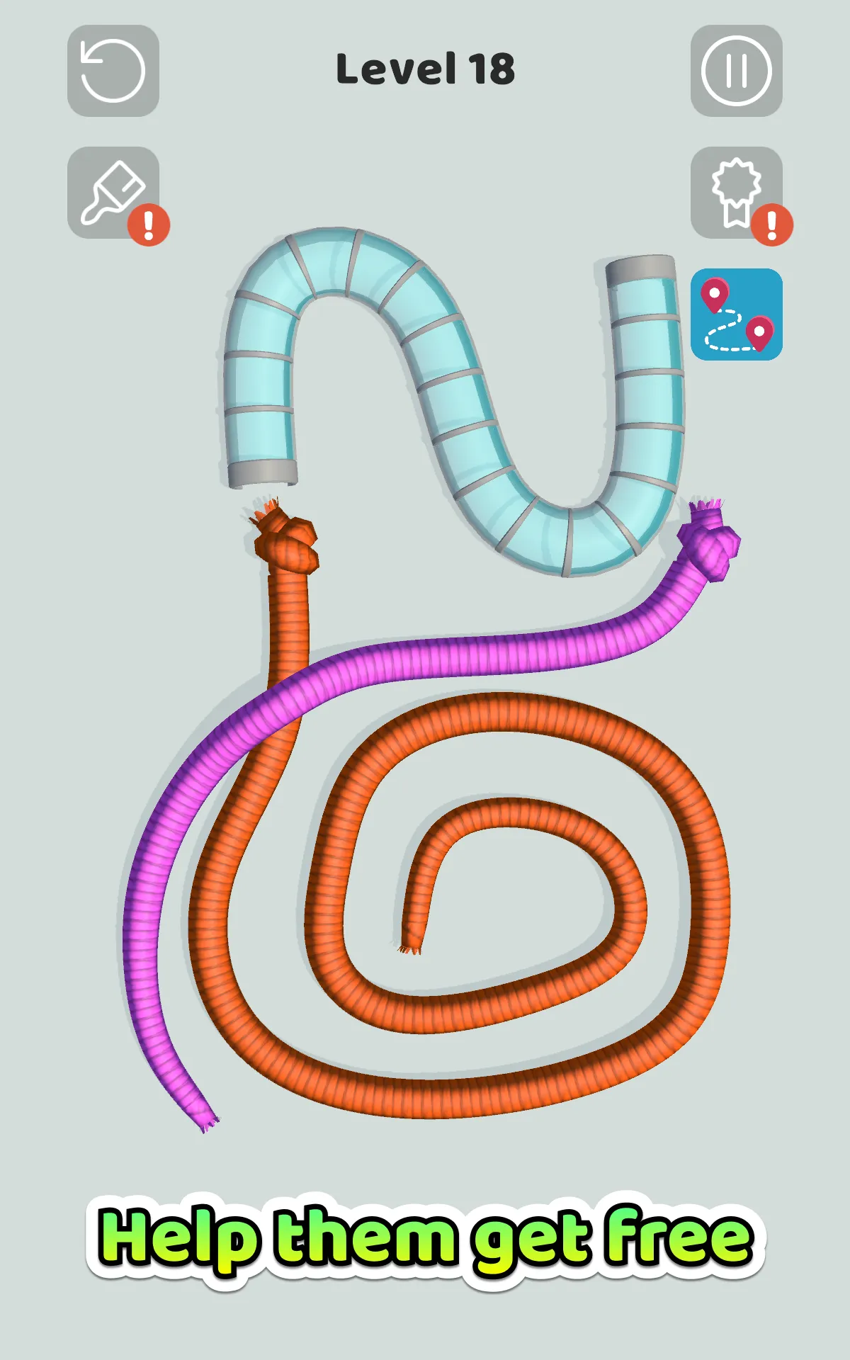 Tangled Snakes | Indus Appstore | Screenshot