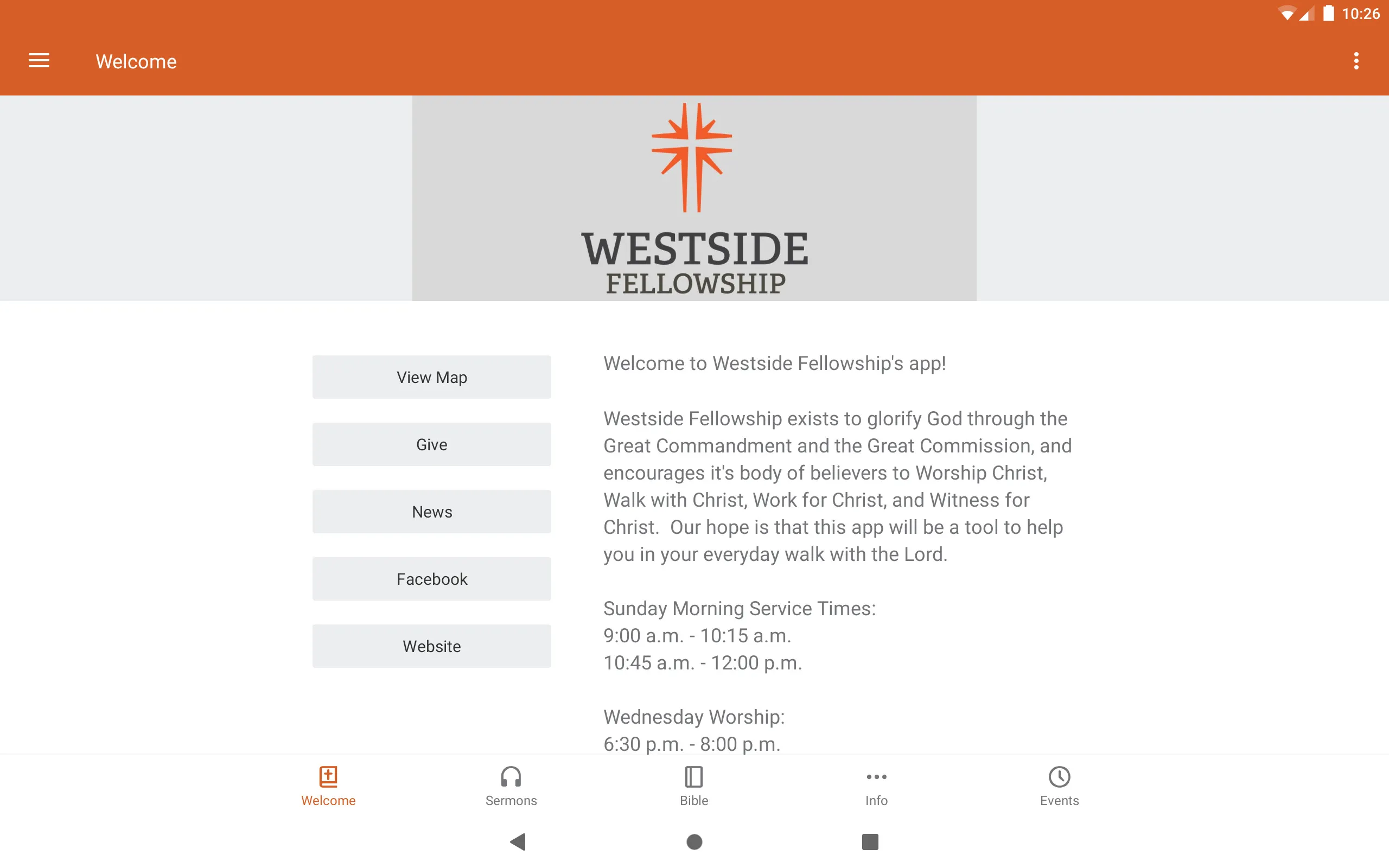 Westside Fellowship | Indus Appstore | Screenshot