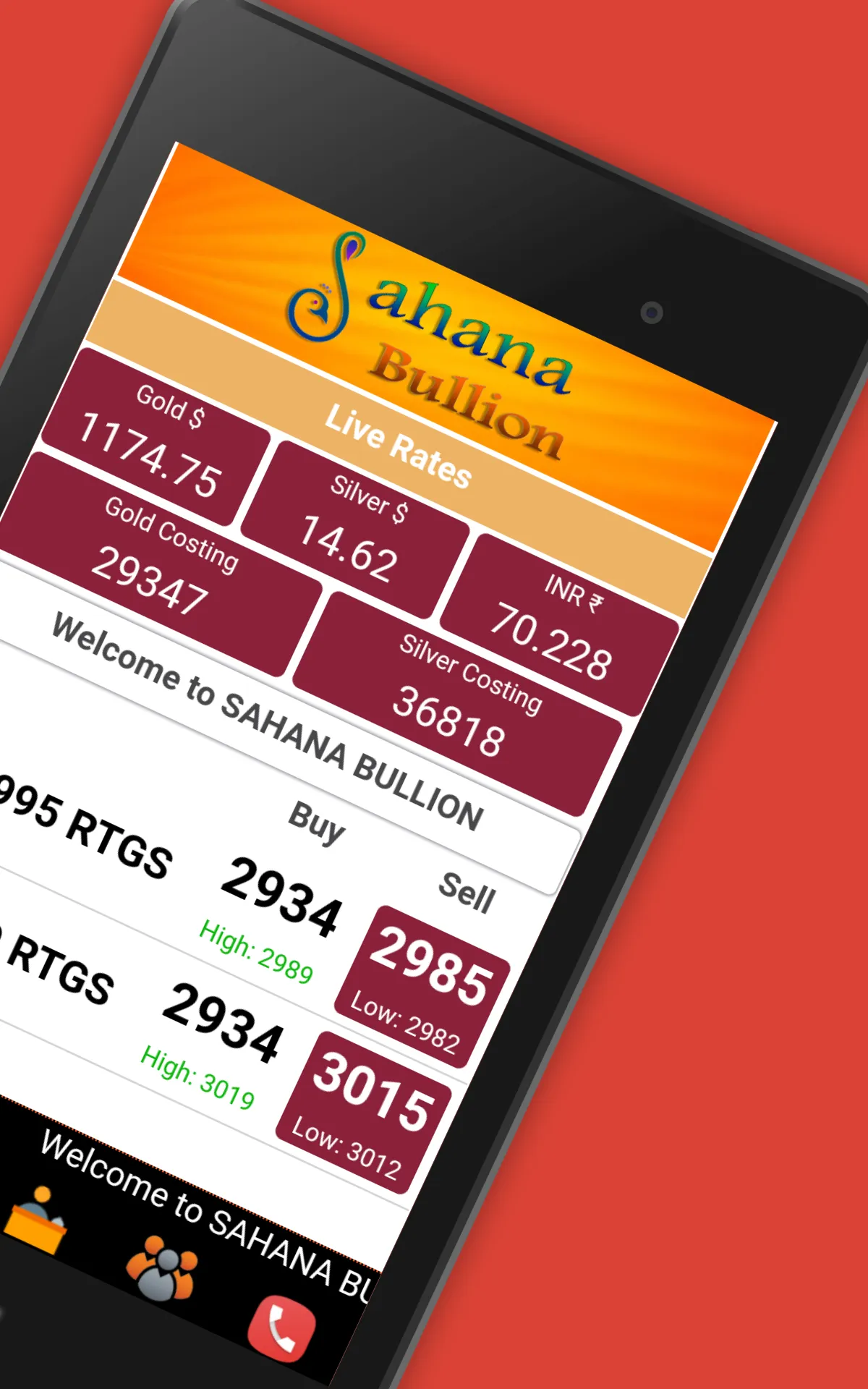 Sahana Bullion | Indus Appstore | Screenshot