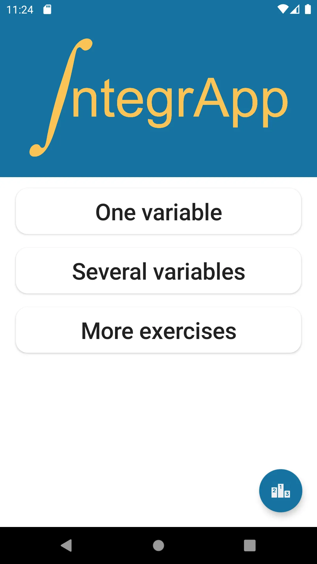 IntegrApp: Integral exercises | Indus Appstore | Screenshot