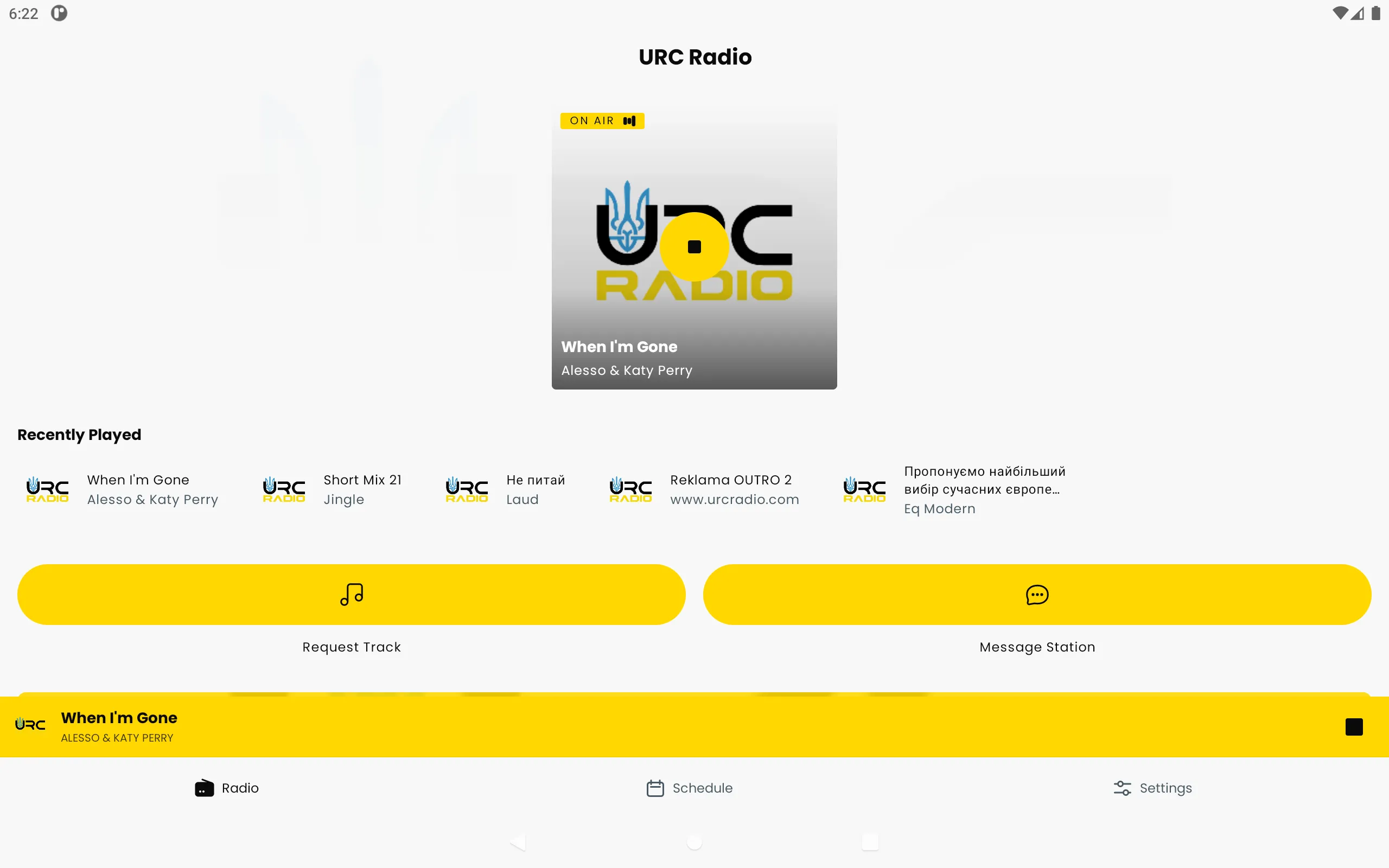 URC Radio | Indus Appstore | Screenshot